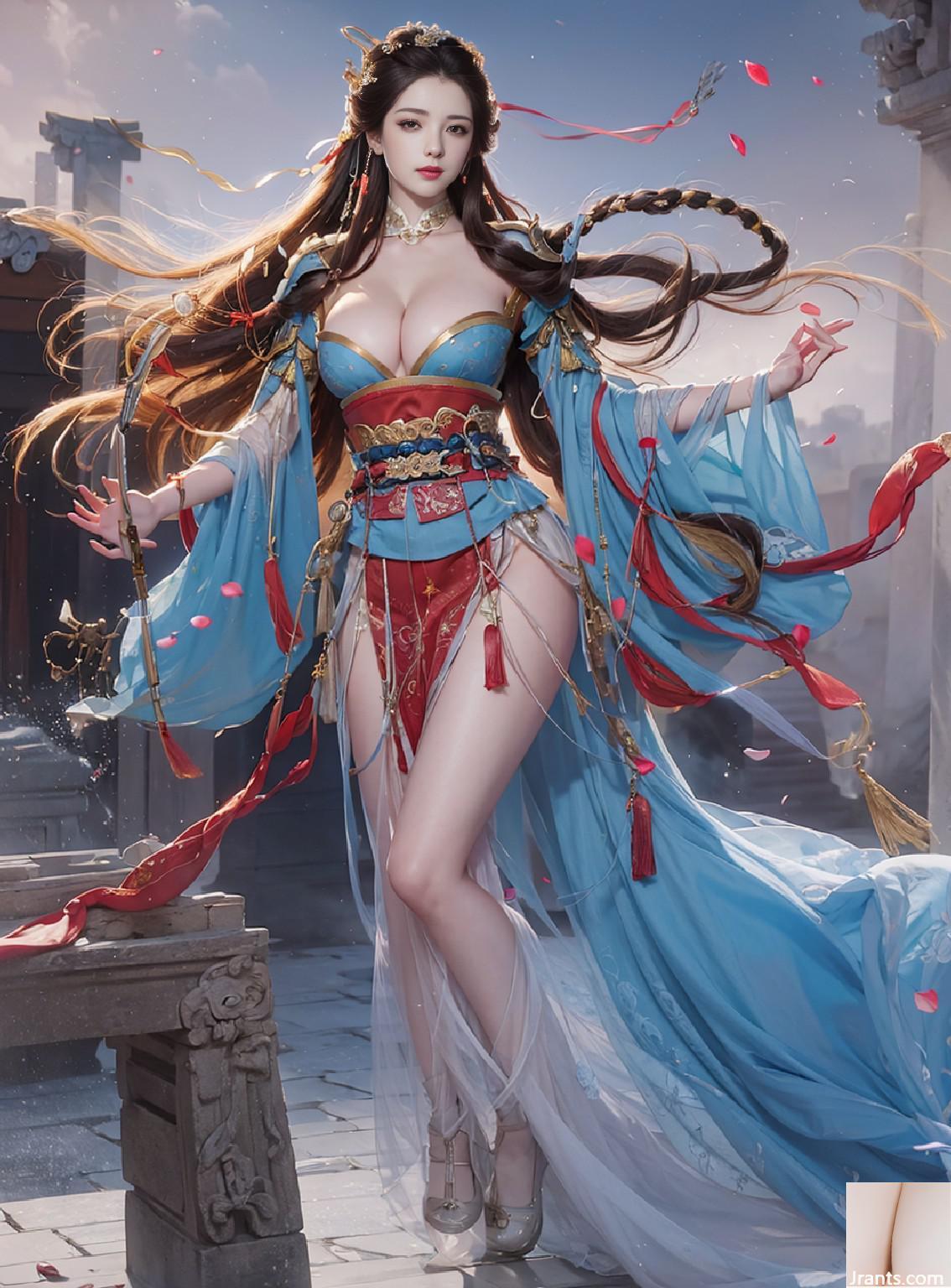 زنان باریک Hanfu 3