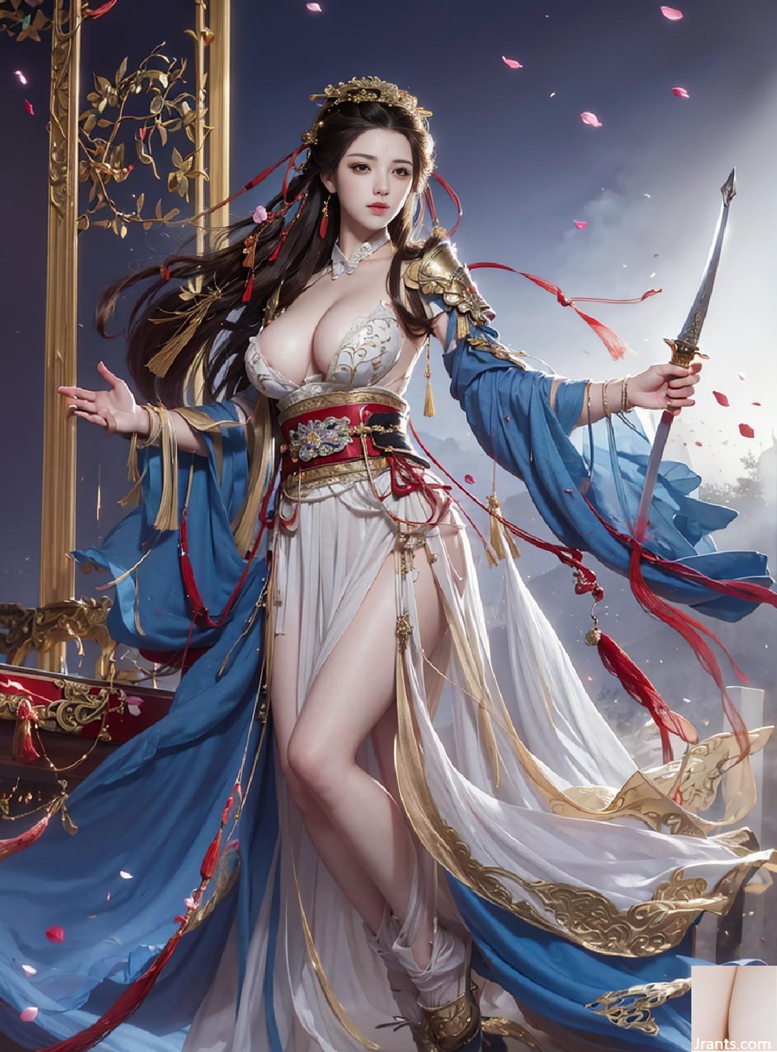 زنان باریک Hanfu 3