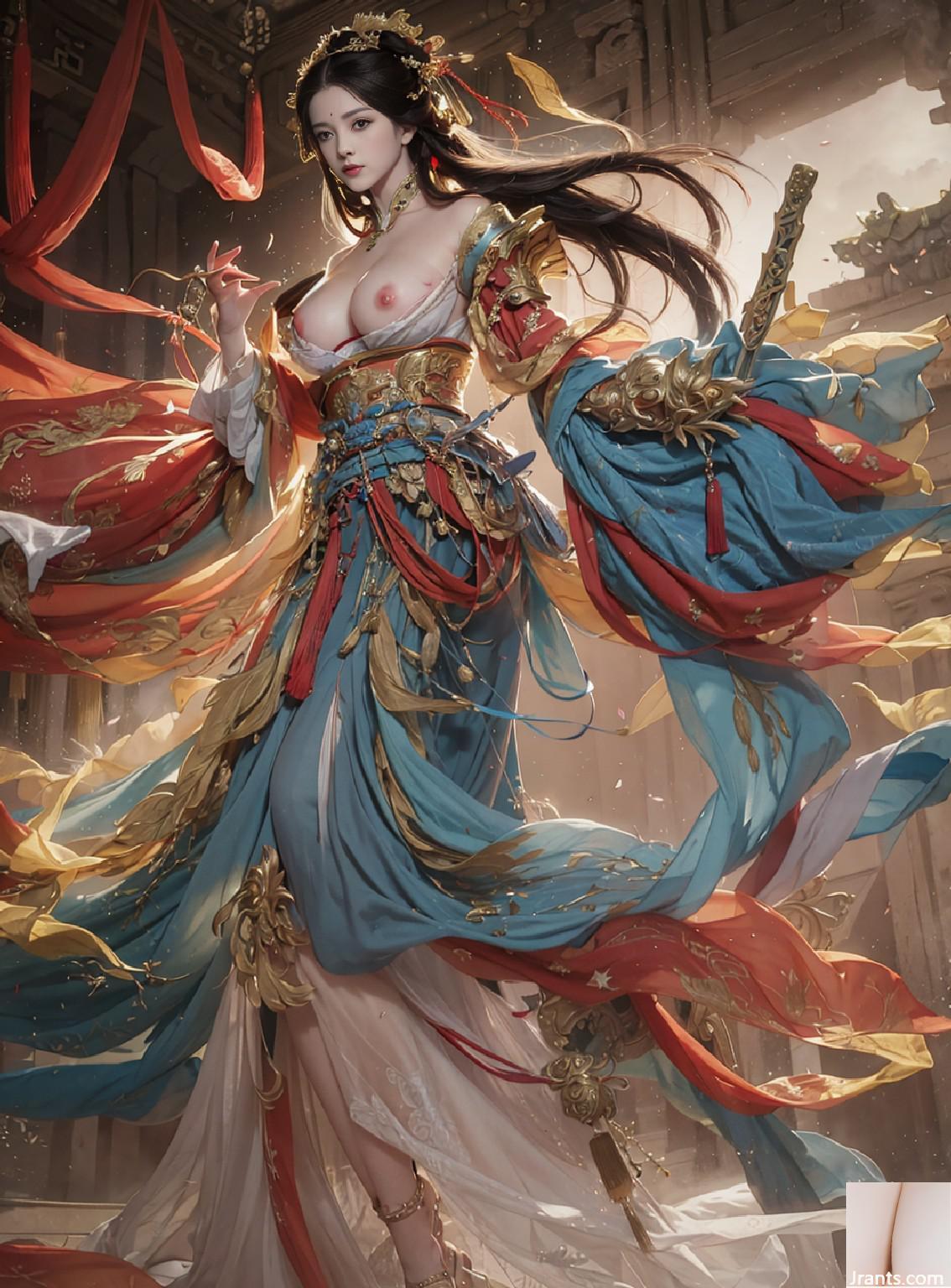 زنان باریک Hanfu 3