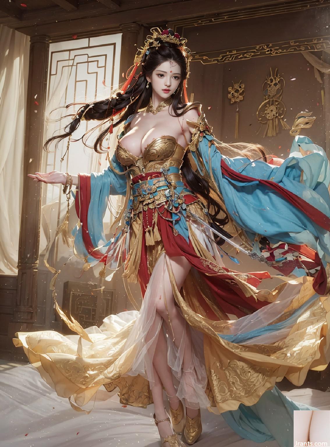 زنان باریک Hanfu 3
