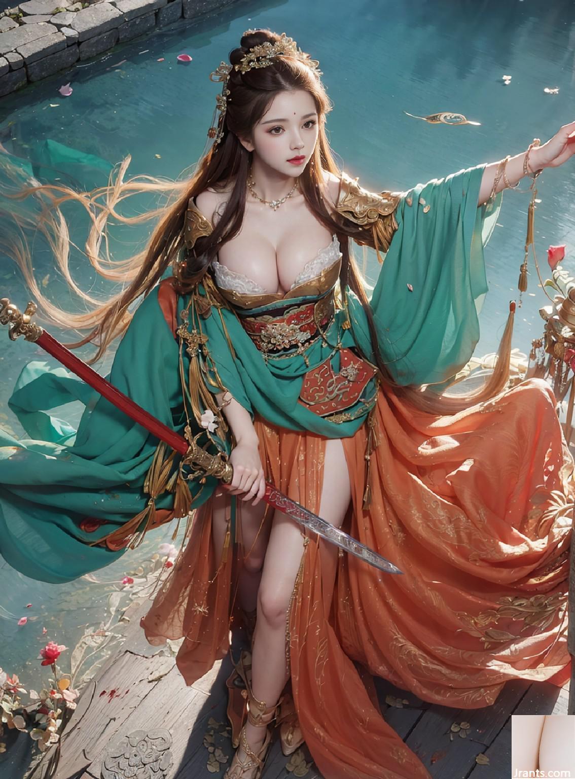 زنان باریک Hanfu 3
