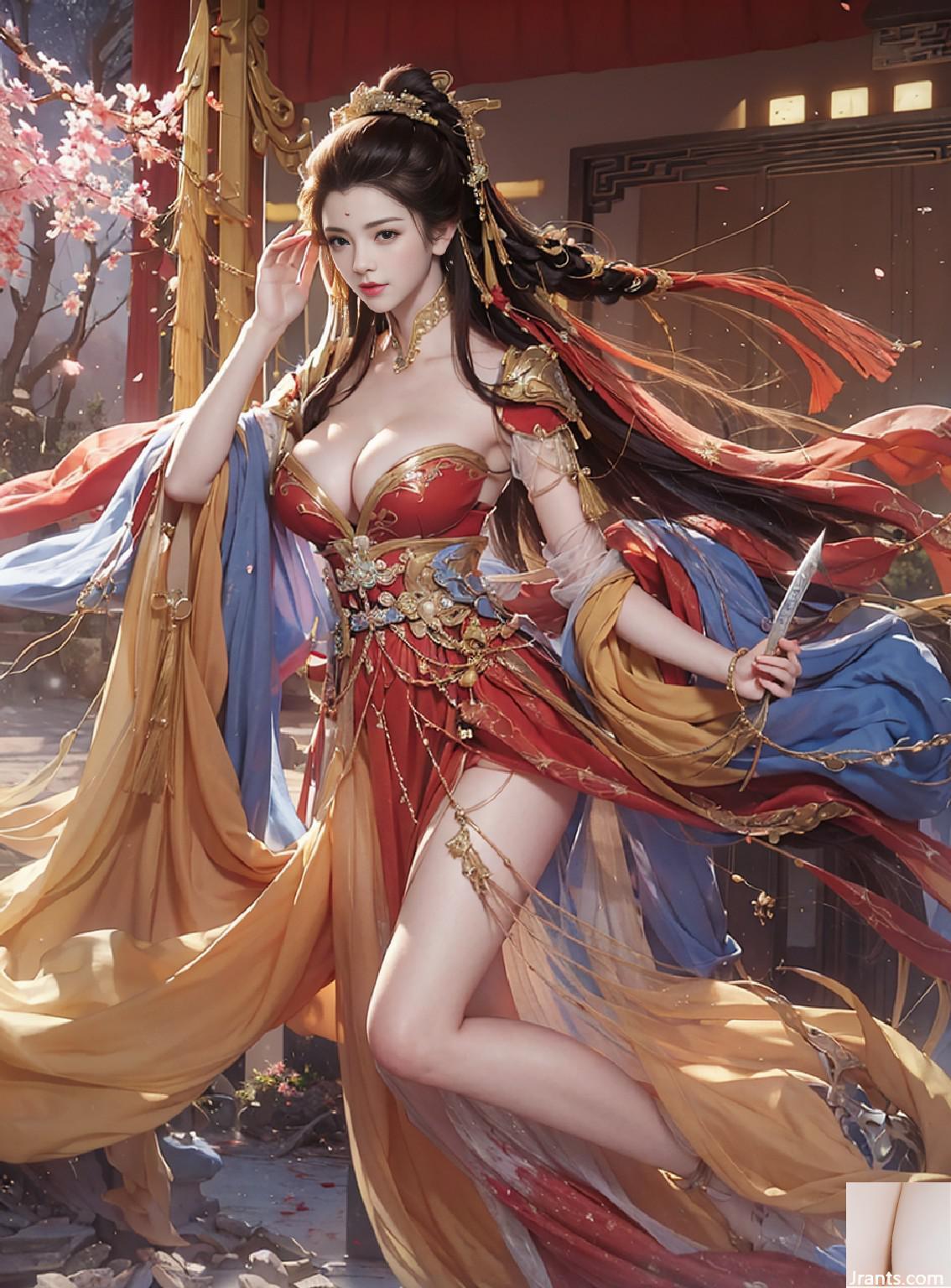زنان باریک Hanfu 3