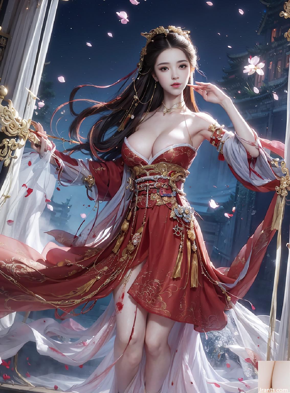 زنان باریک Hanfu 3
