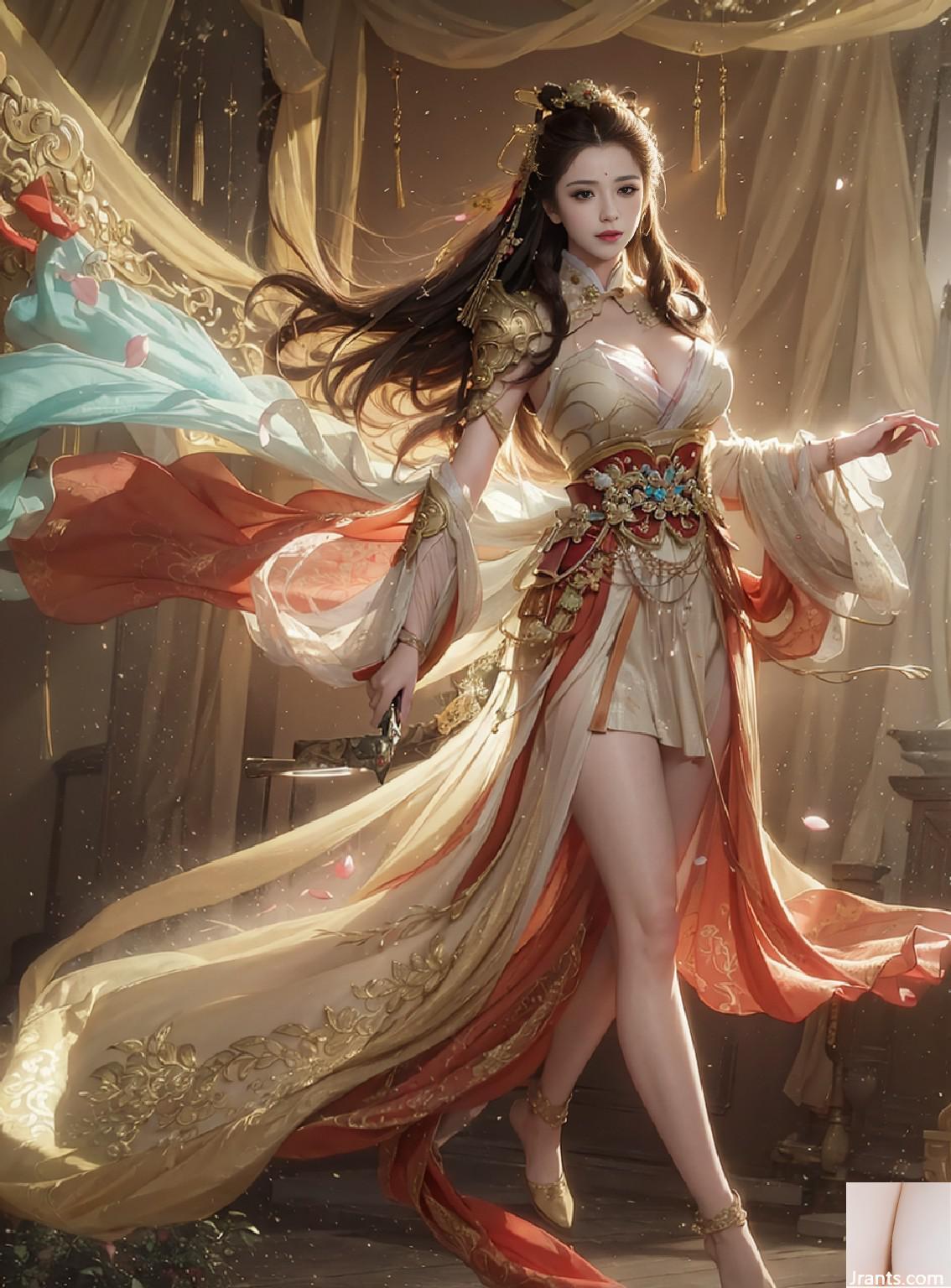 زنان باریک Hanfu 3