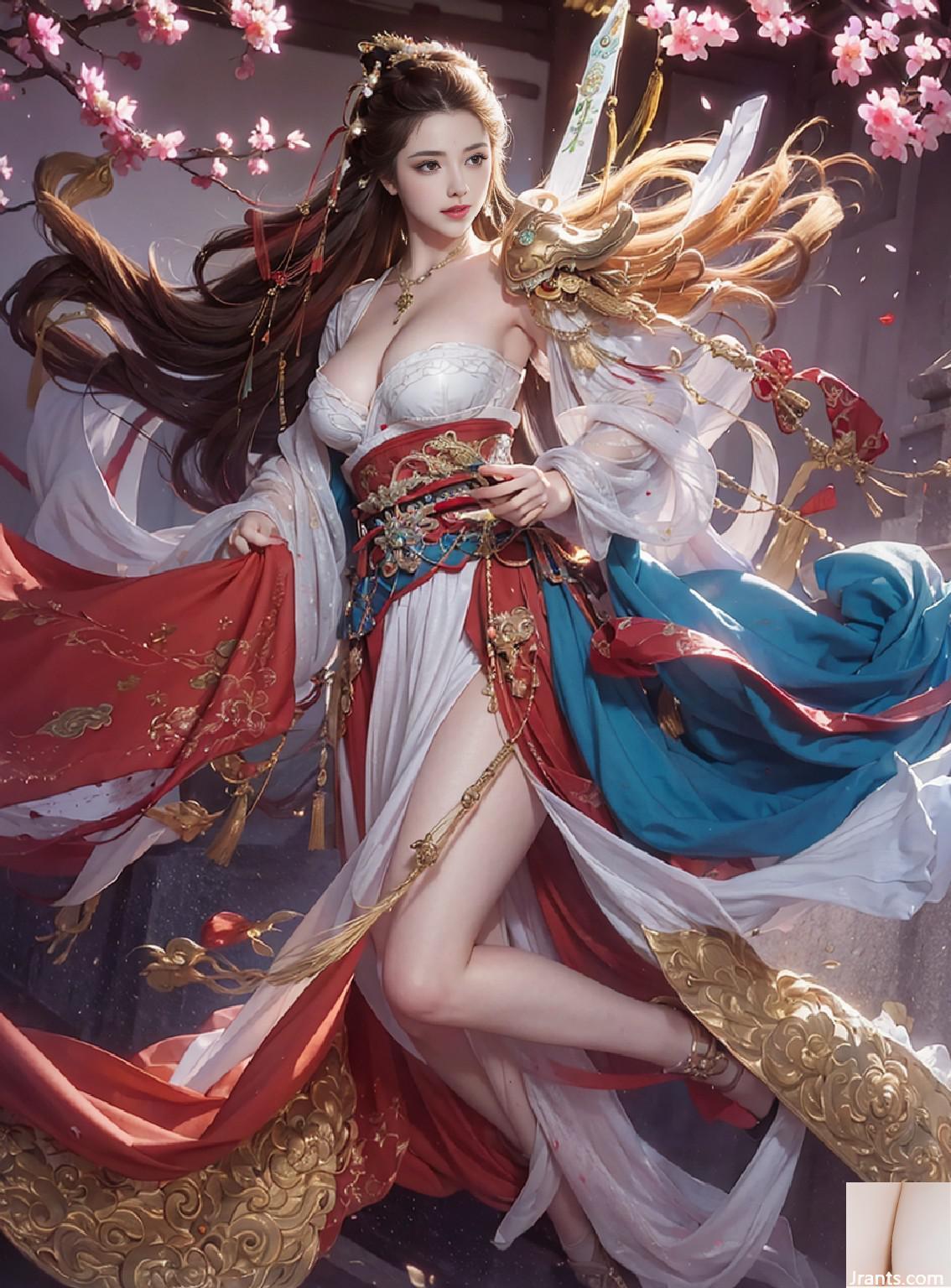 زنان باریک Hanfu 3