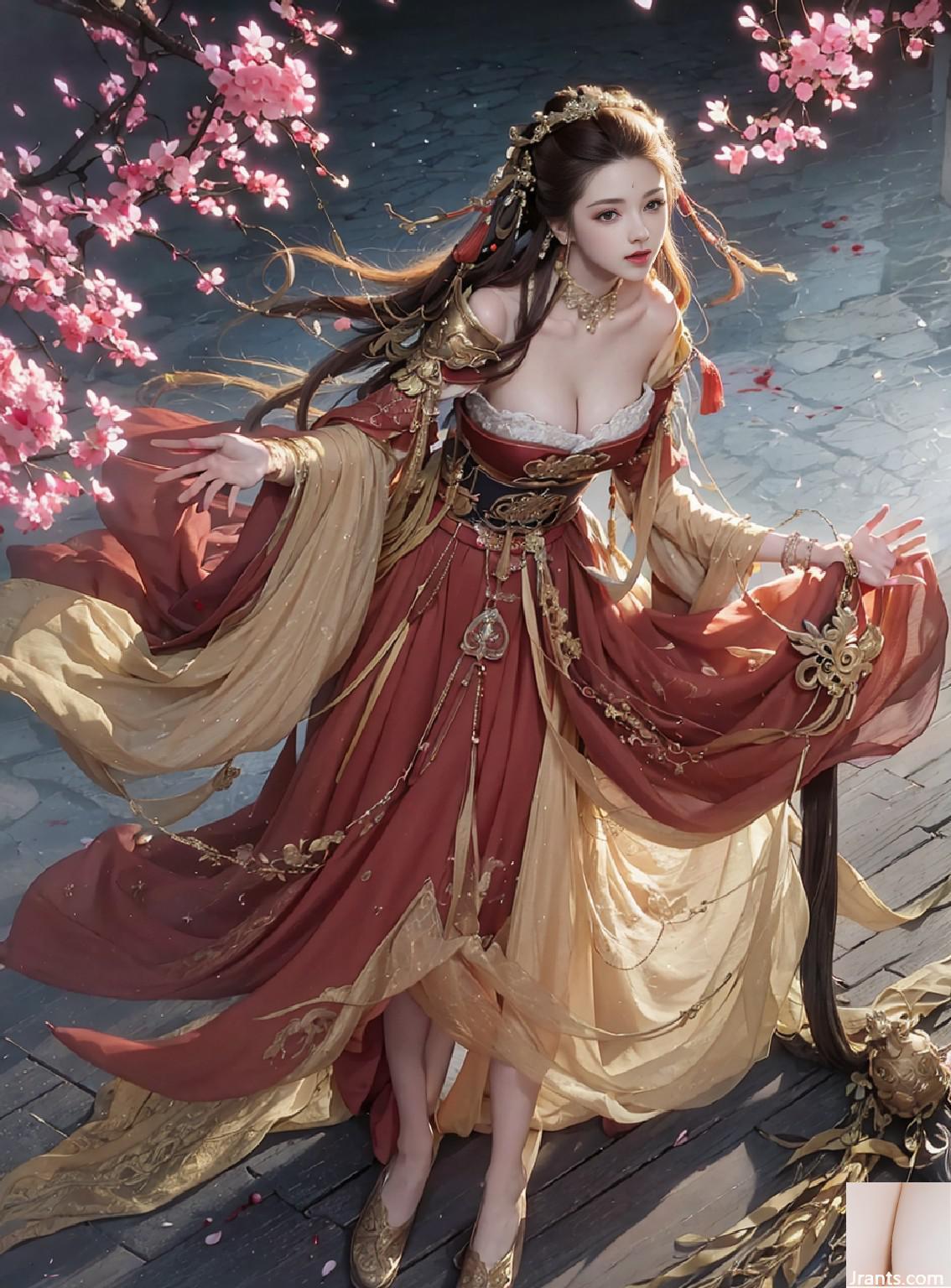 زنان باریک Hanfu 3