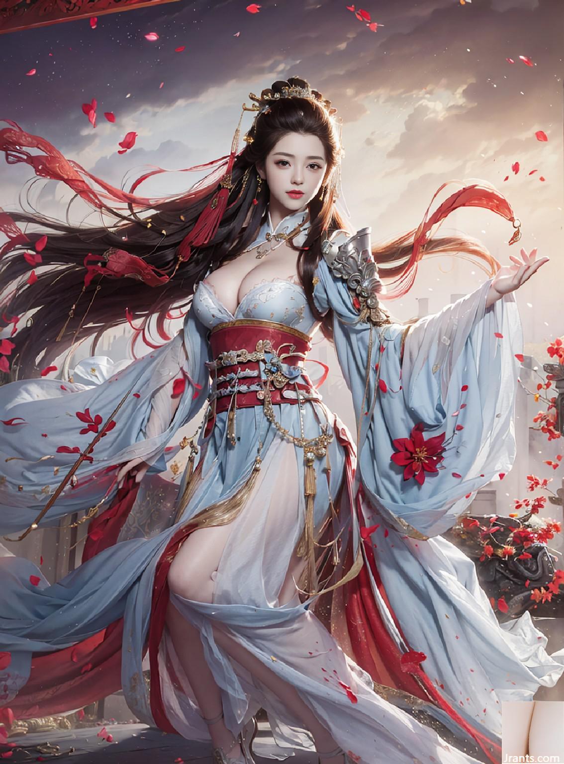 زنان باریک Hanfu 3