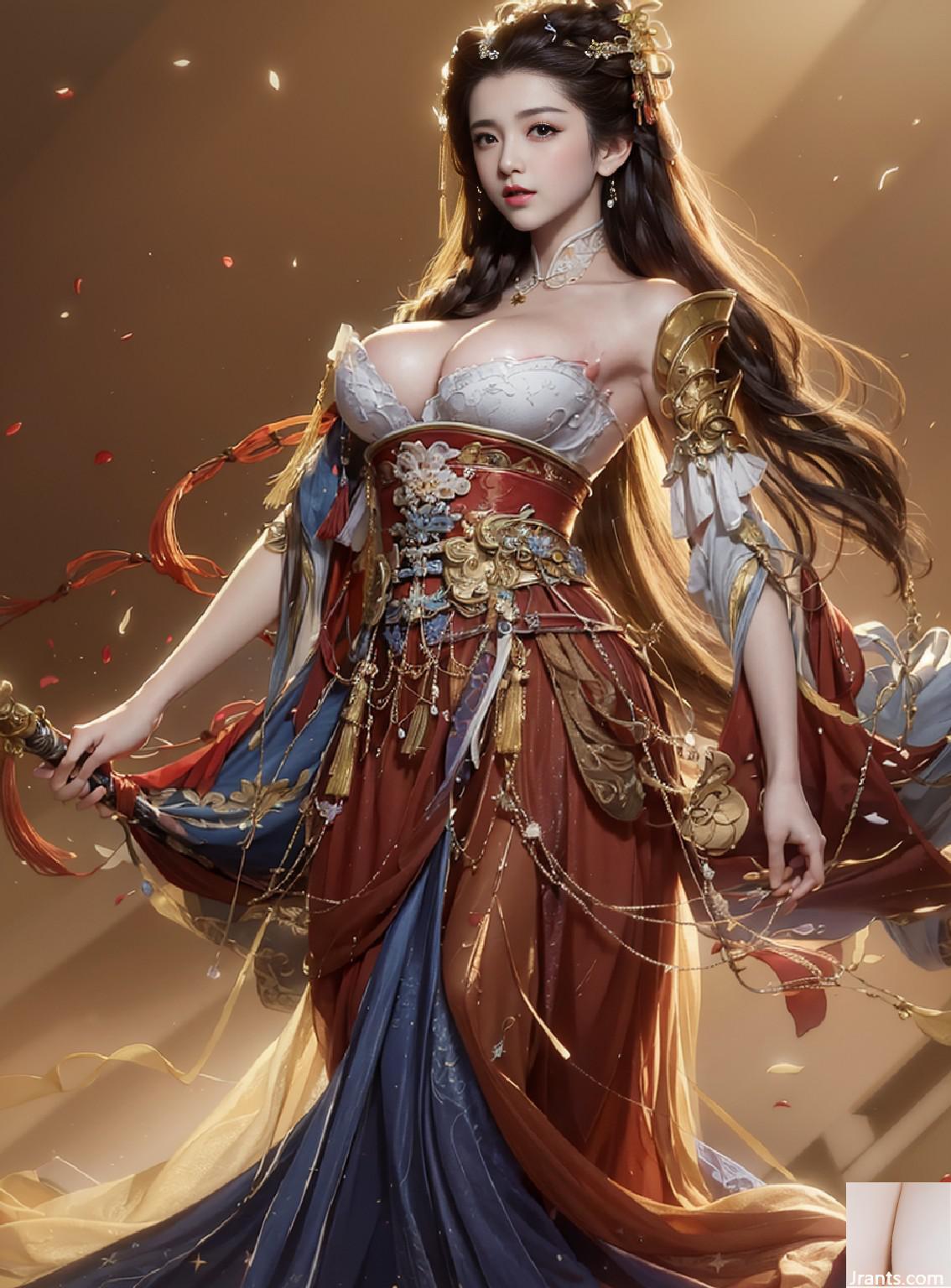 زنان باریک Hanfu 3