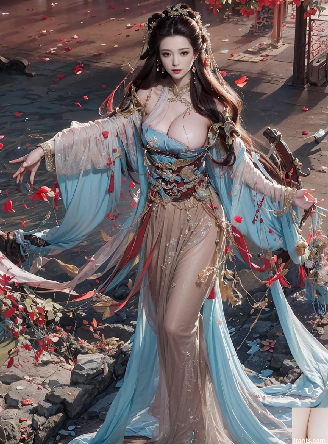 زنان باریک Hanfu 3