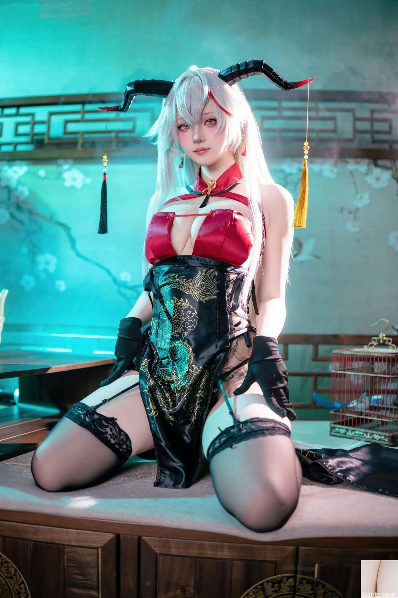 (مجموعة على الإنترنت) Fish Girl Girl Girl Fish &#8220;Egil Cheongsam&#8221; VIP Exclusive (53p)