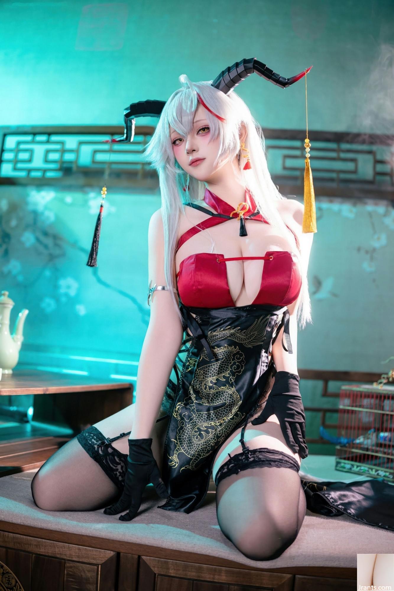 (مجموعة على الإنترنت) Fish Girl Girl Girl Fish &#8220;Egil Cheongsam&#8221; VIP Exclusive (53p)
