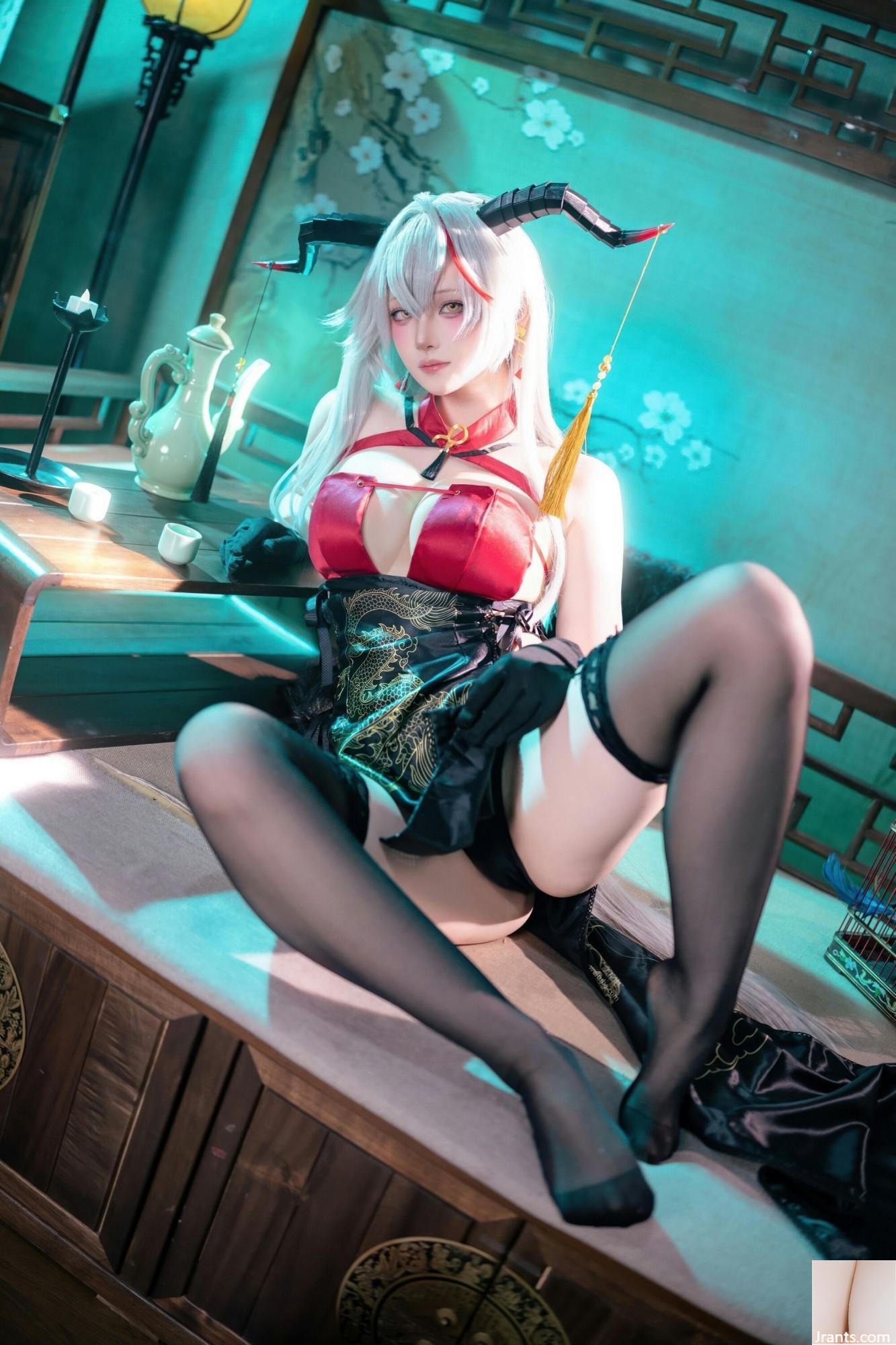(مجموعة على الإنترنت) Fish Girl Girl Girl Fish &#8220;Egil Cheongsam&#8221; VIP Exclusive (53p)
