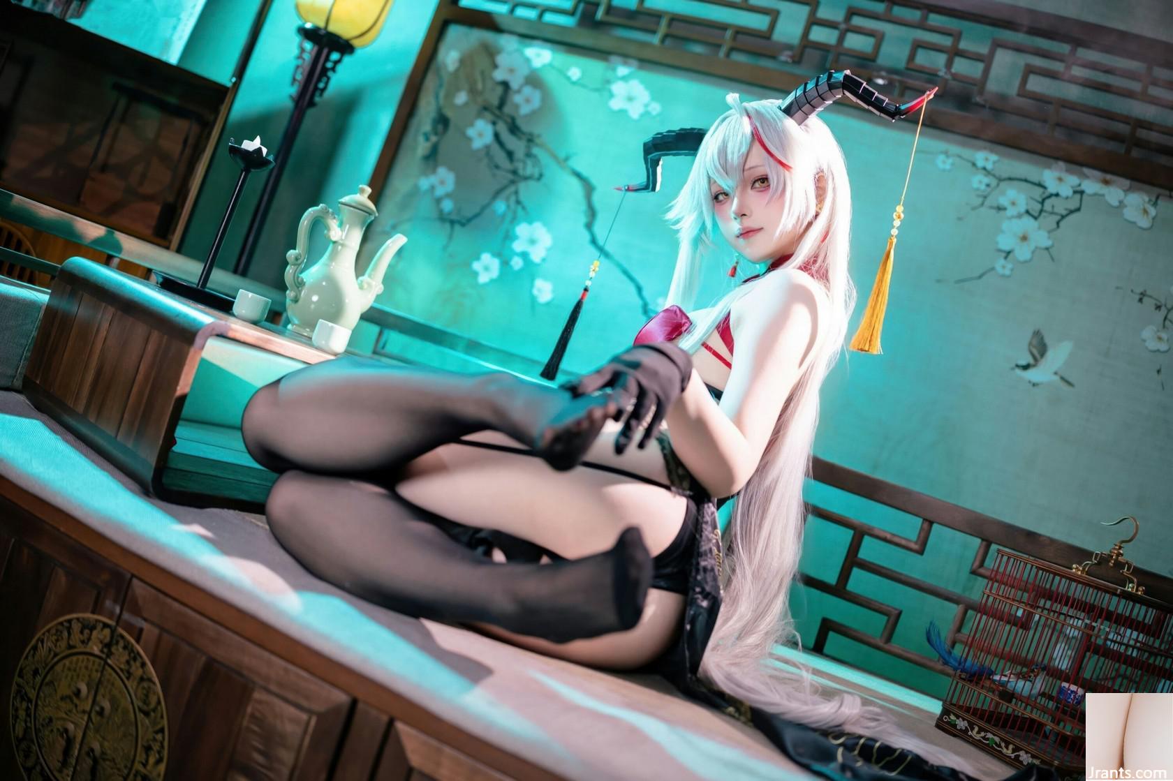 (مجموعة على الإنترنت) Fish Girl Girl Girl Fish &#8220;Egil Cheongsam&#8221; VIP Exclusive (53p)