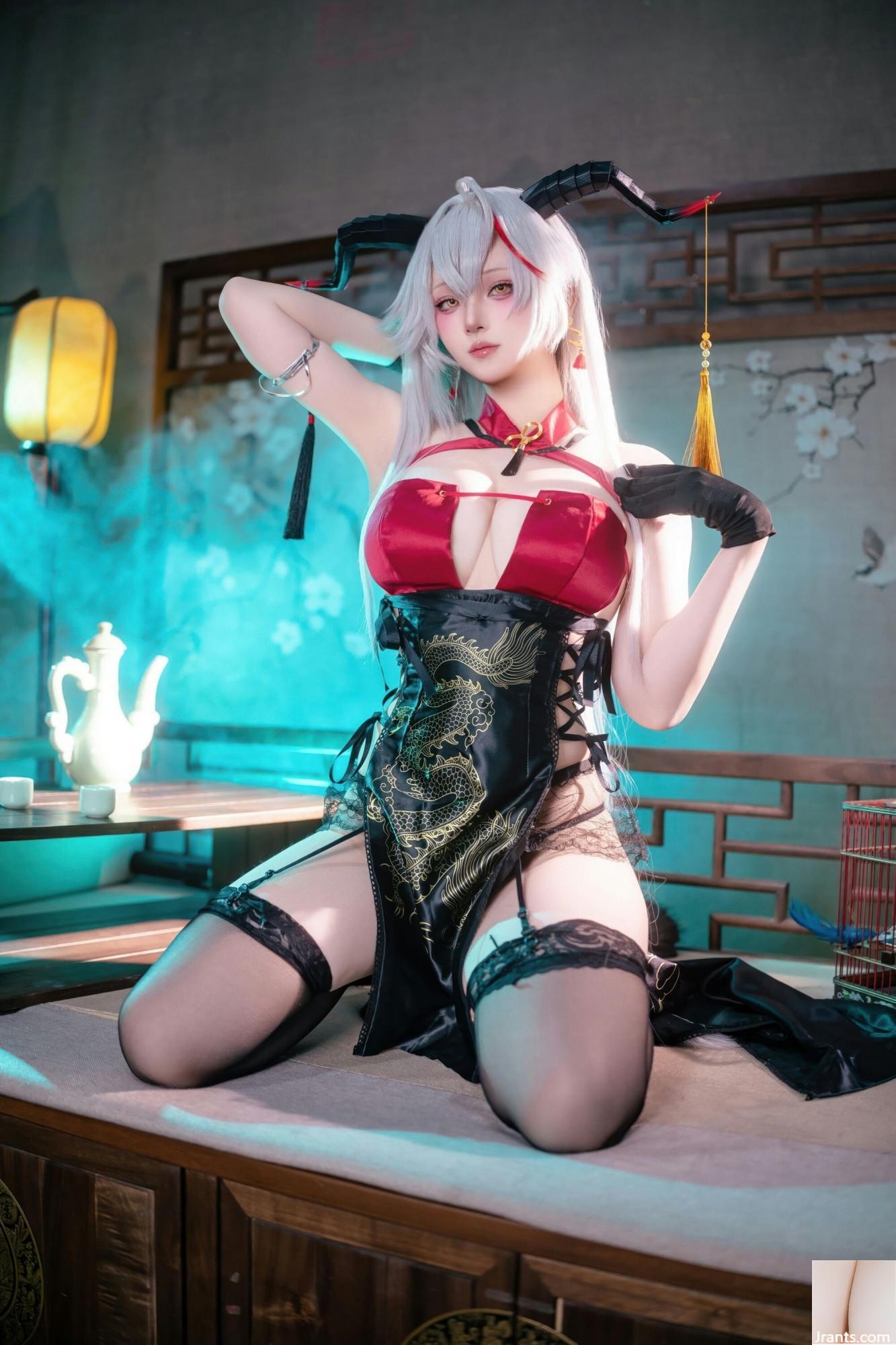 (مجموعة على الإنترنت) Fish Girl Girl Girl Fish &#8220;Egil Cheongsam&#8221; VIP Exclusive (53p)