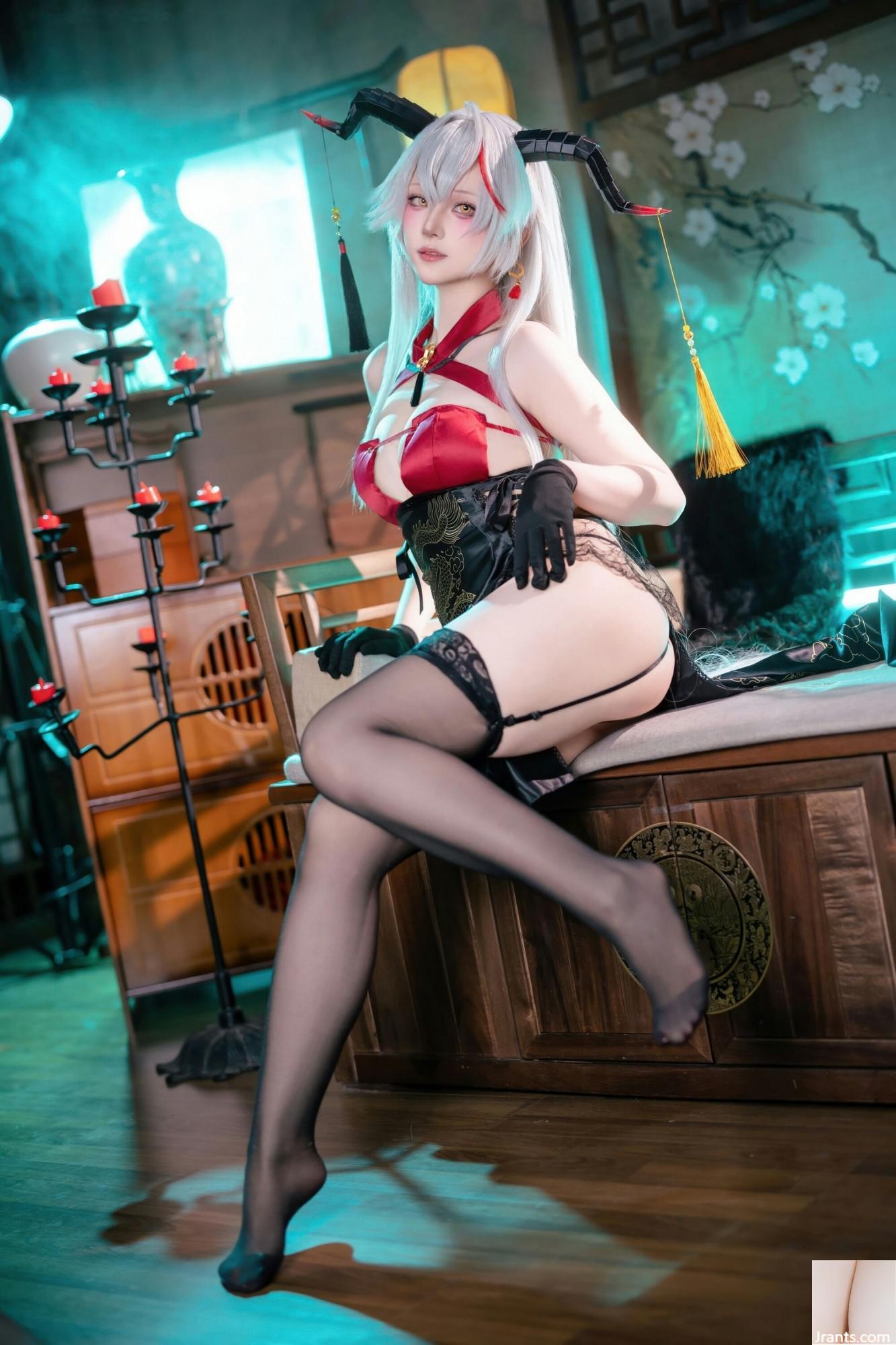 (مجموعة على الإنترنت) Fish Girl Girl Girl Fish &#8220;Egil Cheongsam&#8221; VIP Exclusive (53p)