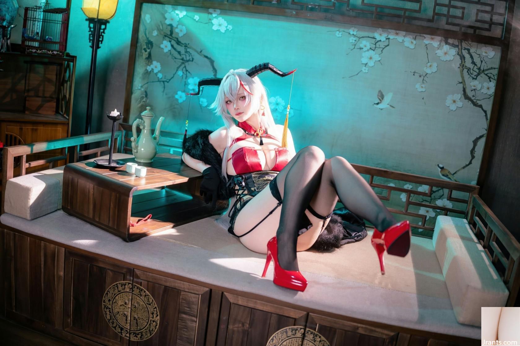 (مجموعة على الإنترنت) Fish Girl Girl Girl Fish &#8220;Egil Cheongsam&#8221; VIP Exclusive (53p)