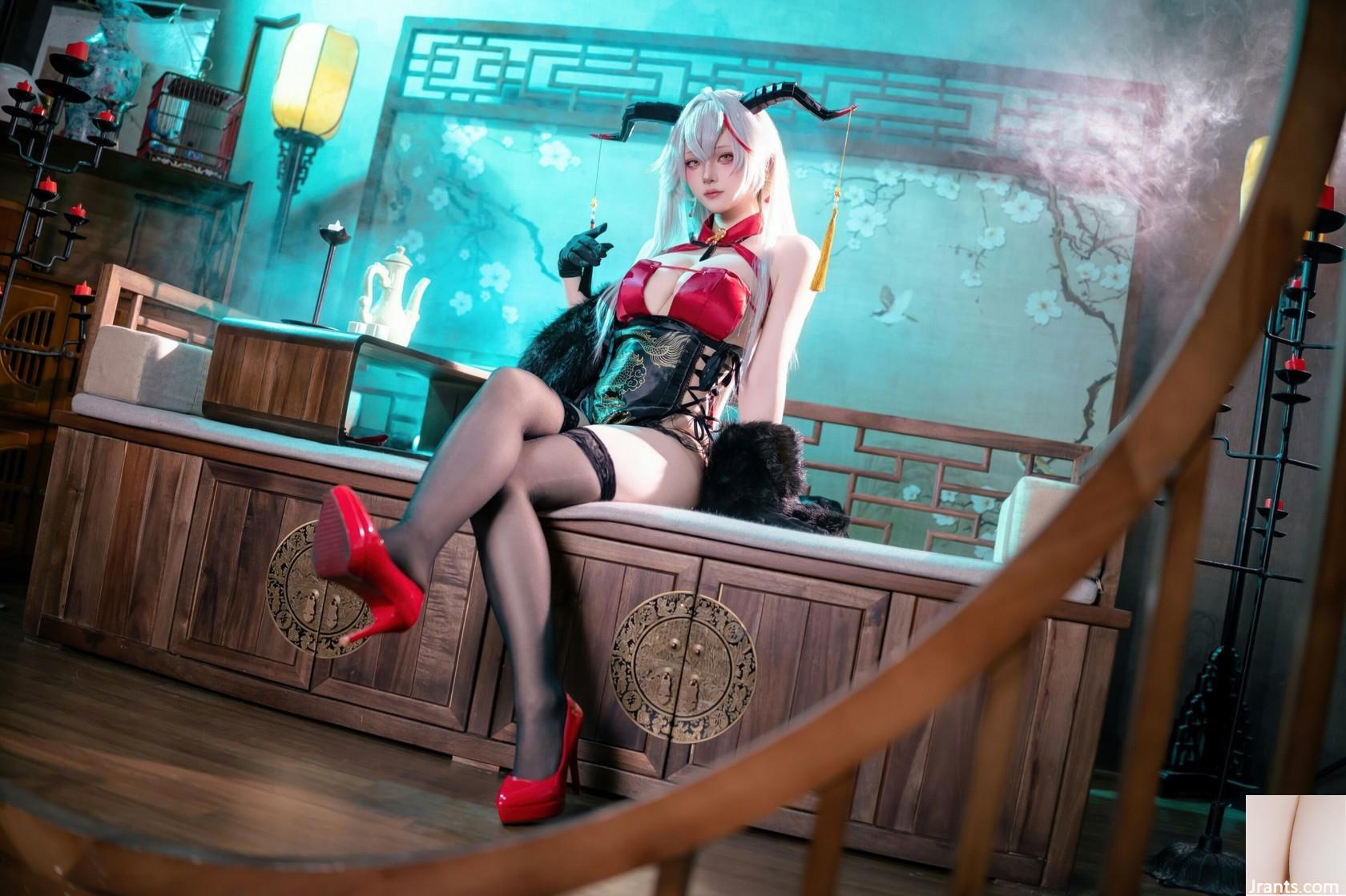 (مجموعة على الإنترنت) Fish Girl Girl Girl Fish &#8220;Egil Cheongsam&#8221; VIP Exclusive (53p)
