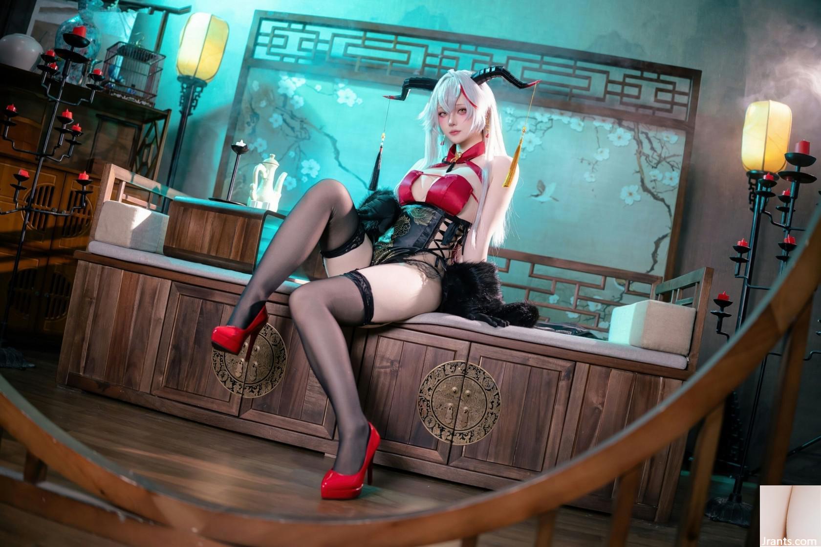 (مجموعة على الإنترنت) Fish Girl Girl Girl Fish &#8220;Egil Cheongsam&#8221; VIP Exclusive (53p)