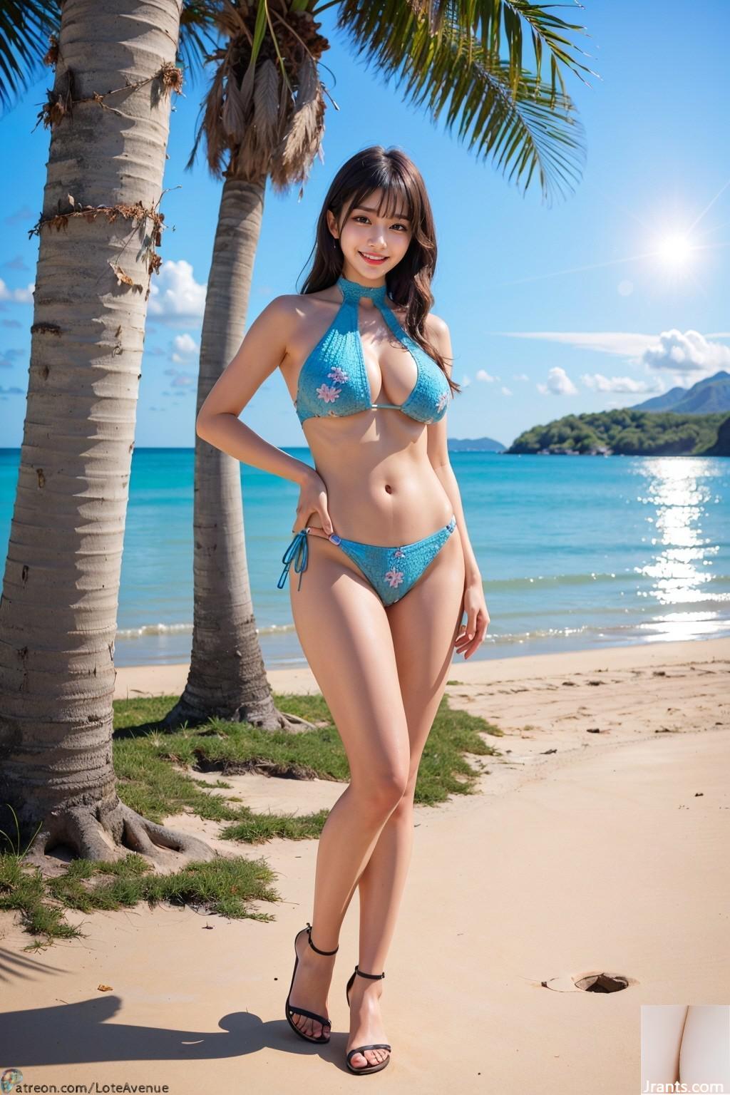 Mare di smeraldo e vari bikini
