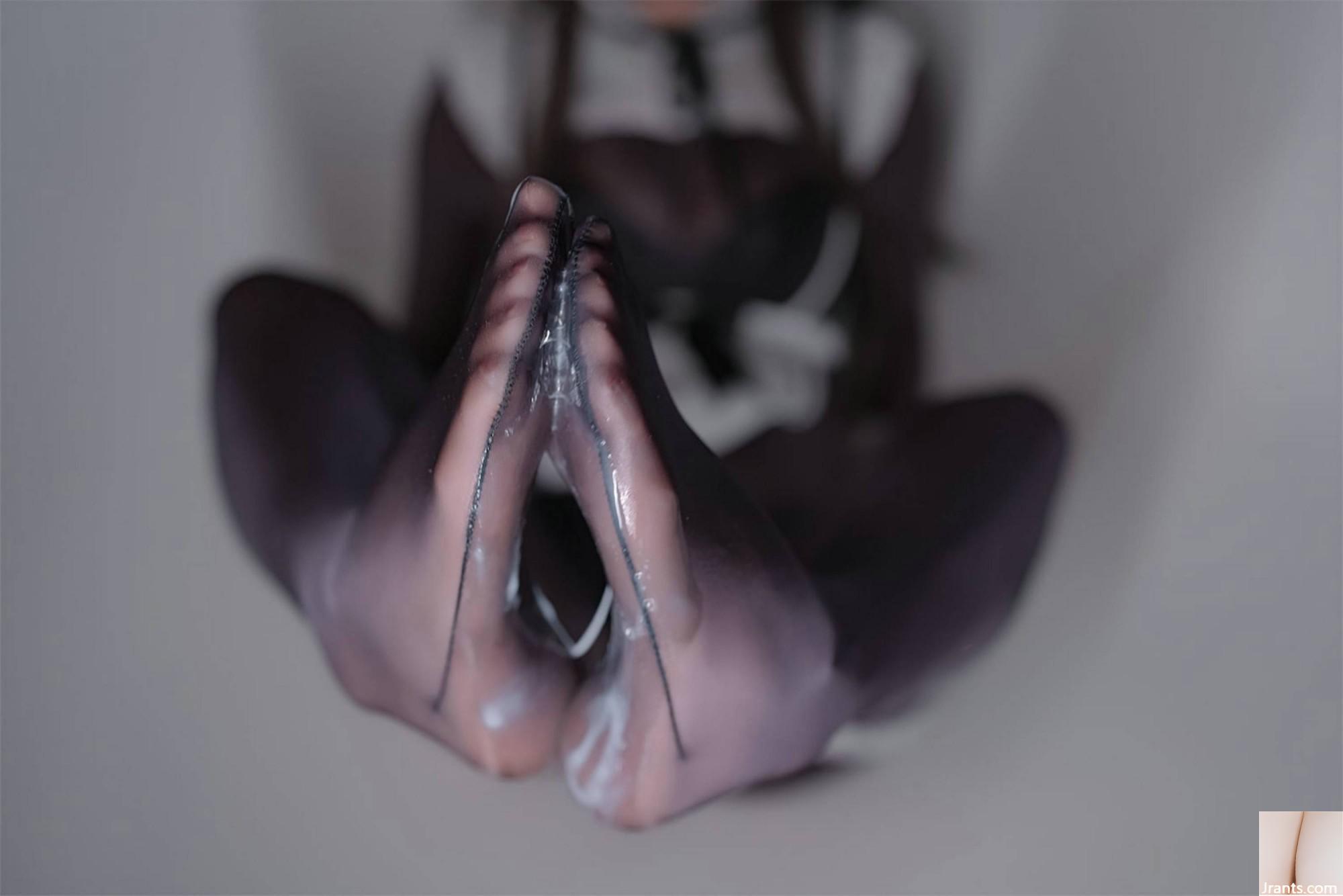 (Collection sur Internet) Girl de protection sociale Xuan Xiao Sœur senior « Black Silk Maid » VIP Exclusive (94p)