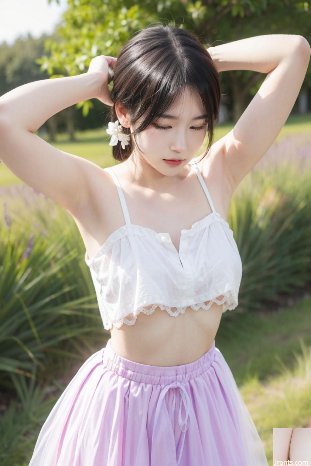 Jupe lavande