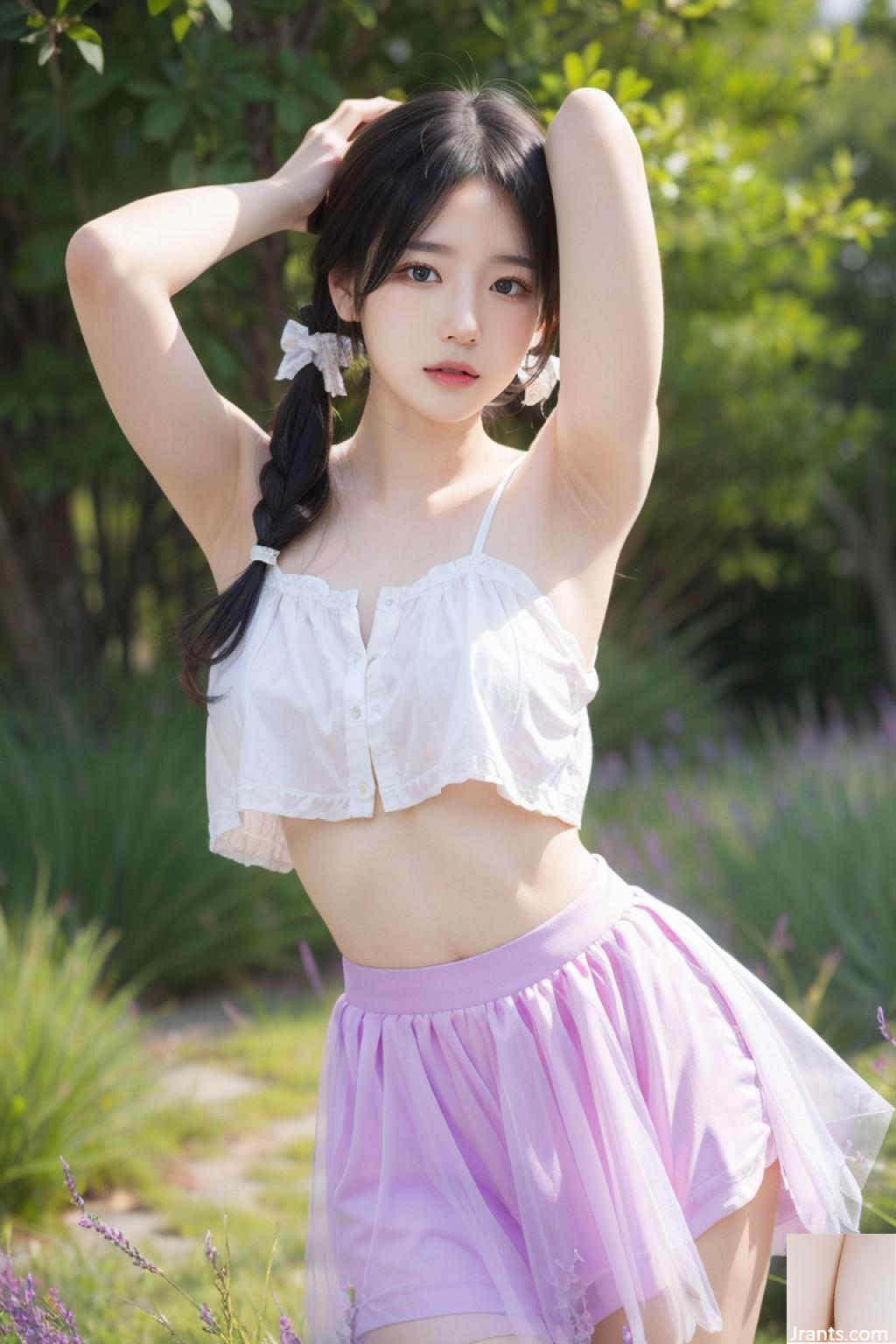 Jupe lavande
