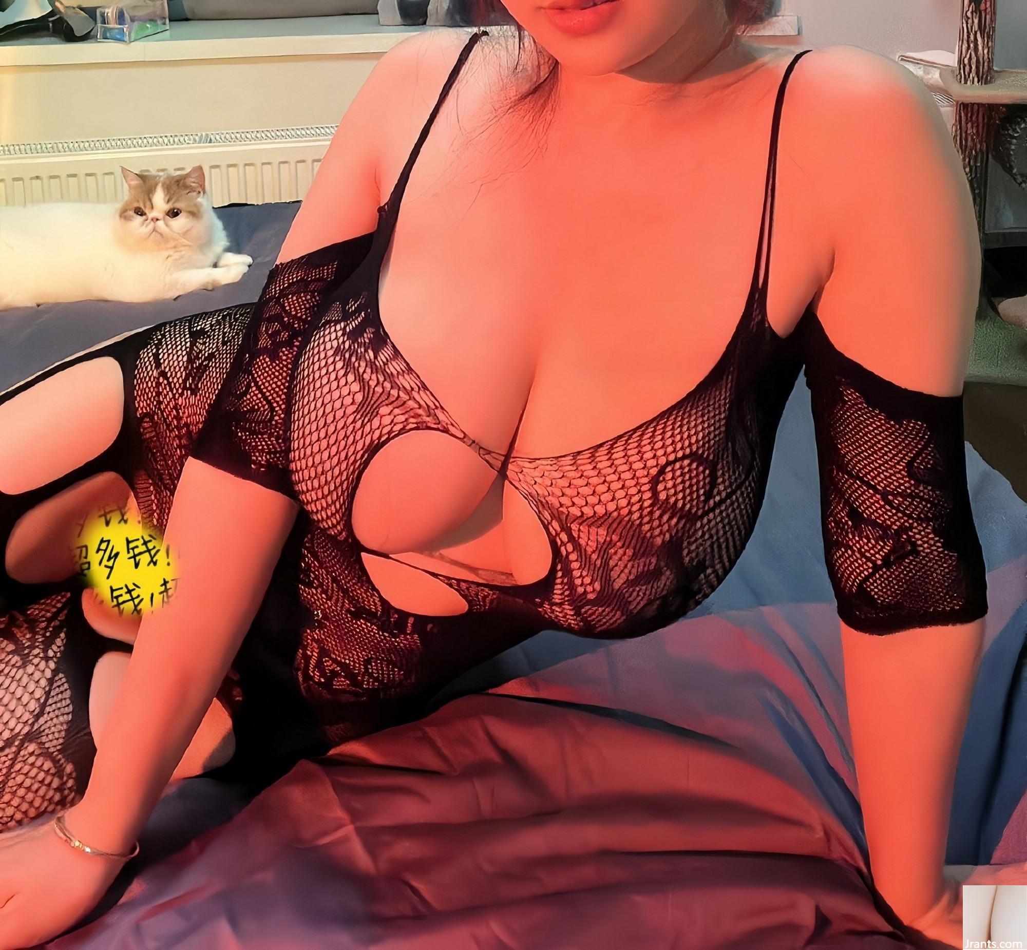 (Koleksi Online) Gadis Kesejahteraan Wen &#8220;Net Hole Black Silks&#8221; VIP Exclusive