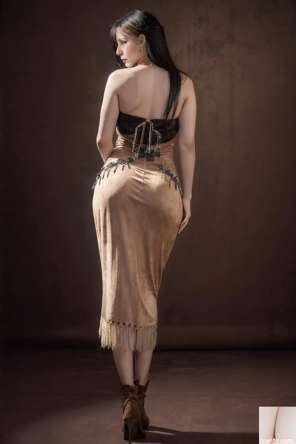 Robe bohème maxi