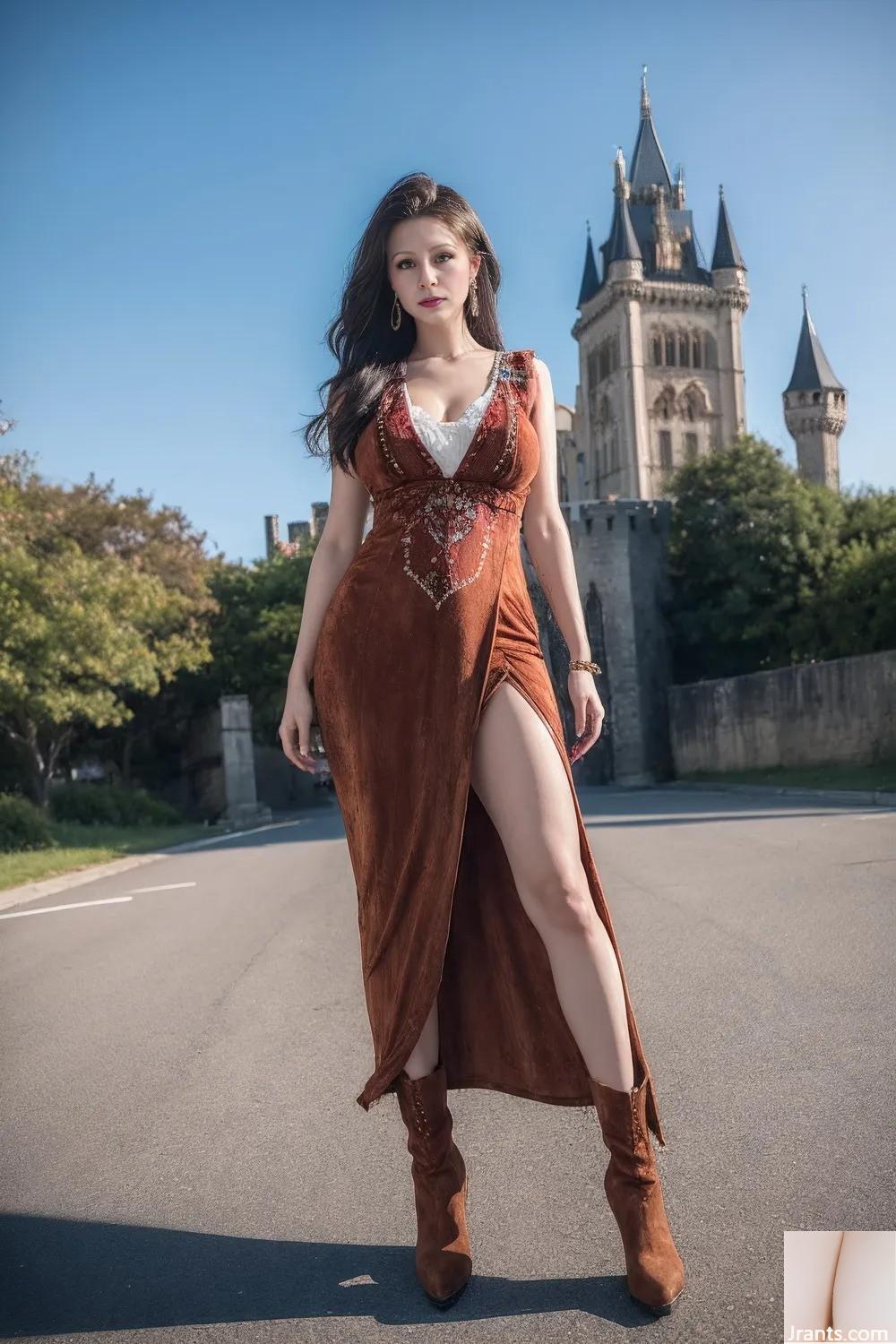 Robe bohème maxi