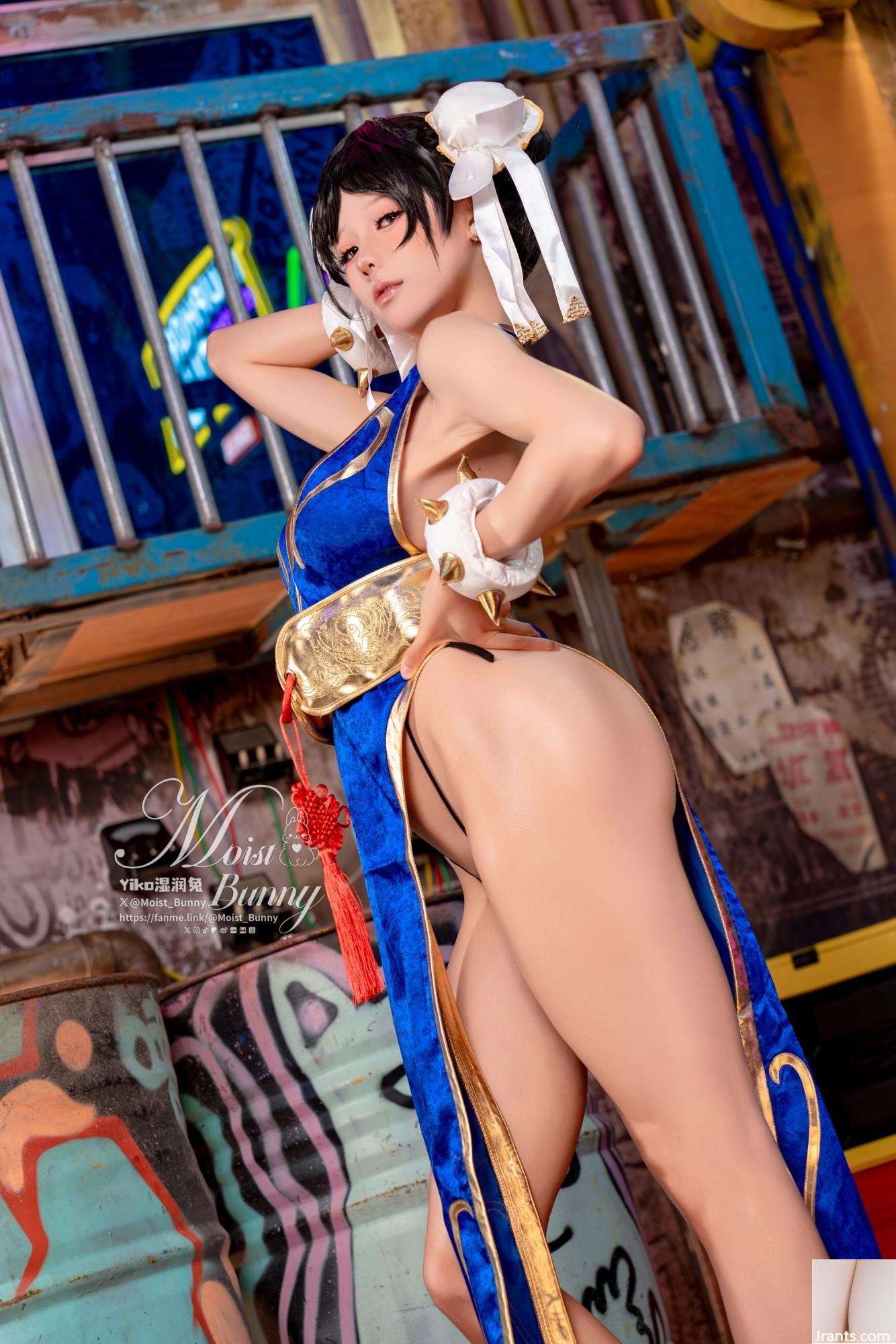 Bissen Sie einen Bissen von Kaninchenmädchen-Street Fighter Chunli (85p)