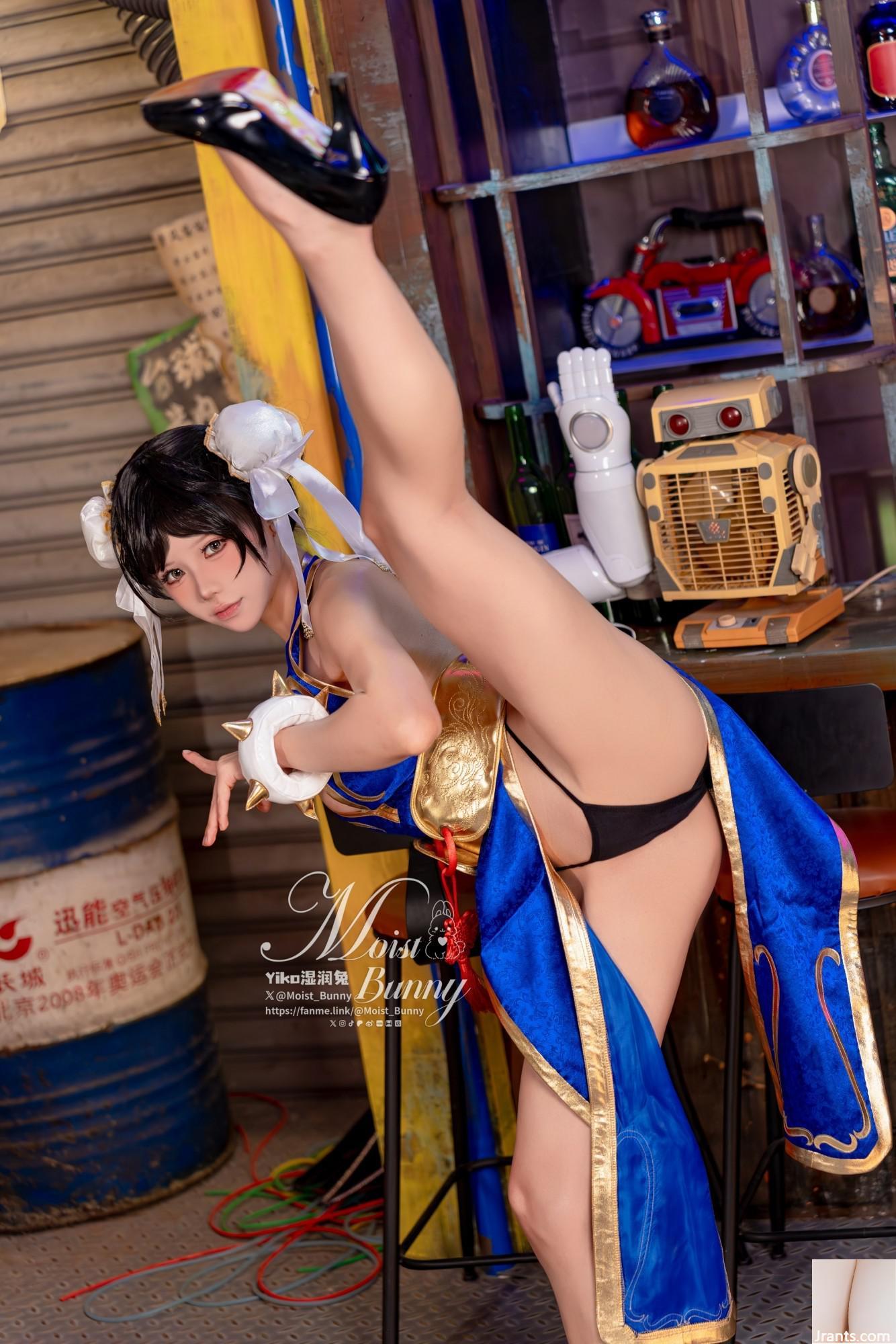Bissen Sie einen Bissen von Kaninchenmädchen-Street Fighter Chunli (85p)