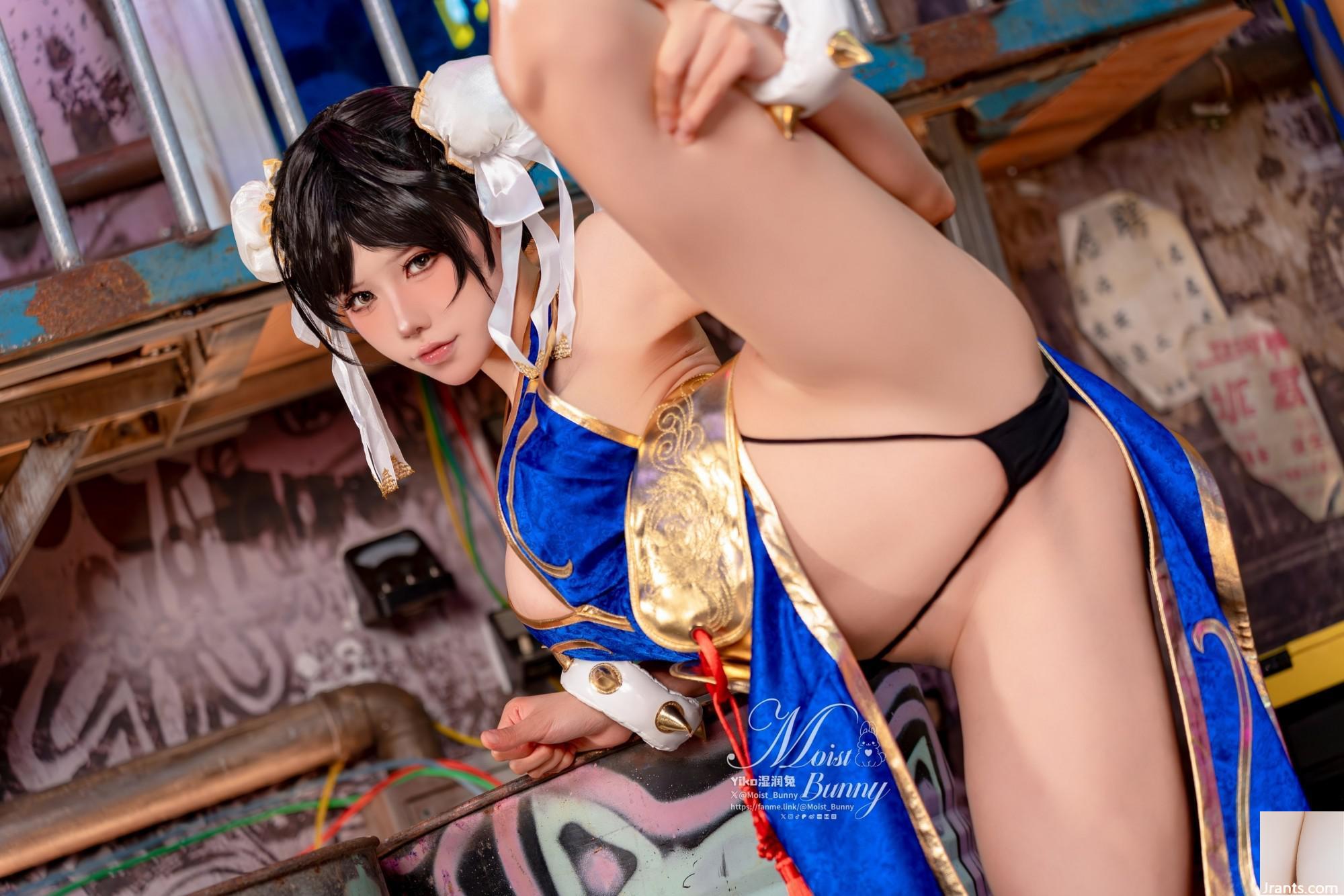 Bissen Sie einen Bissen von Kaninchenmädchen-Street Fighter Chunli (85p)