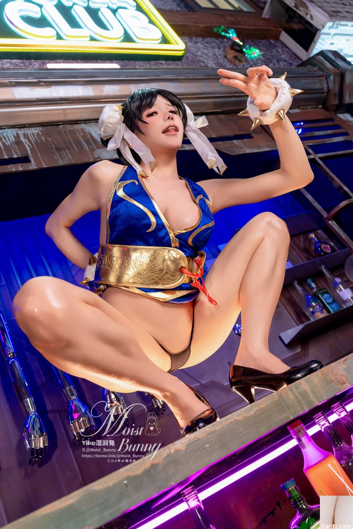 Bissen Sie einen Bissen von Kaninchenmädchen-Street Fighter Chunli (85p)