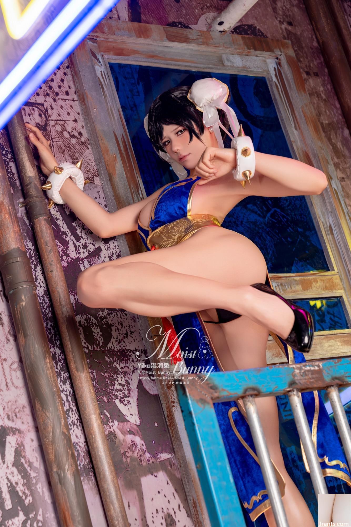 Bissen Sie einen Bissen von Kaninchenmädchen-Street Fighter Chunli (85p)