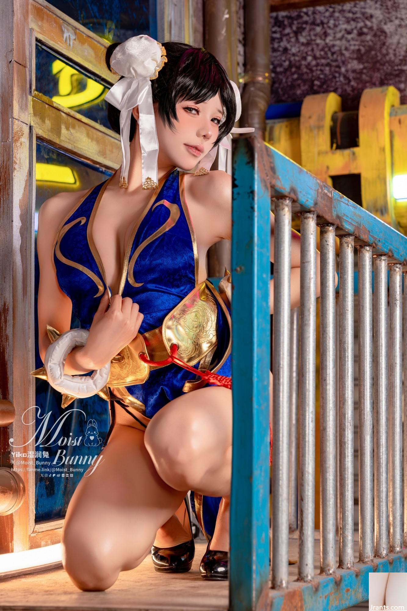 Bissen Sie einen Bissen von Kaninchenmädchen-Street Fighter Chunli (85p)