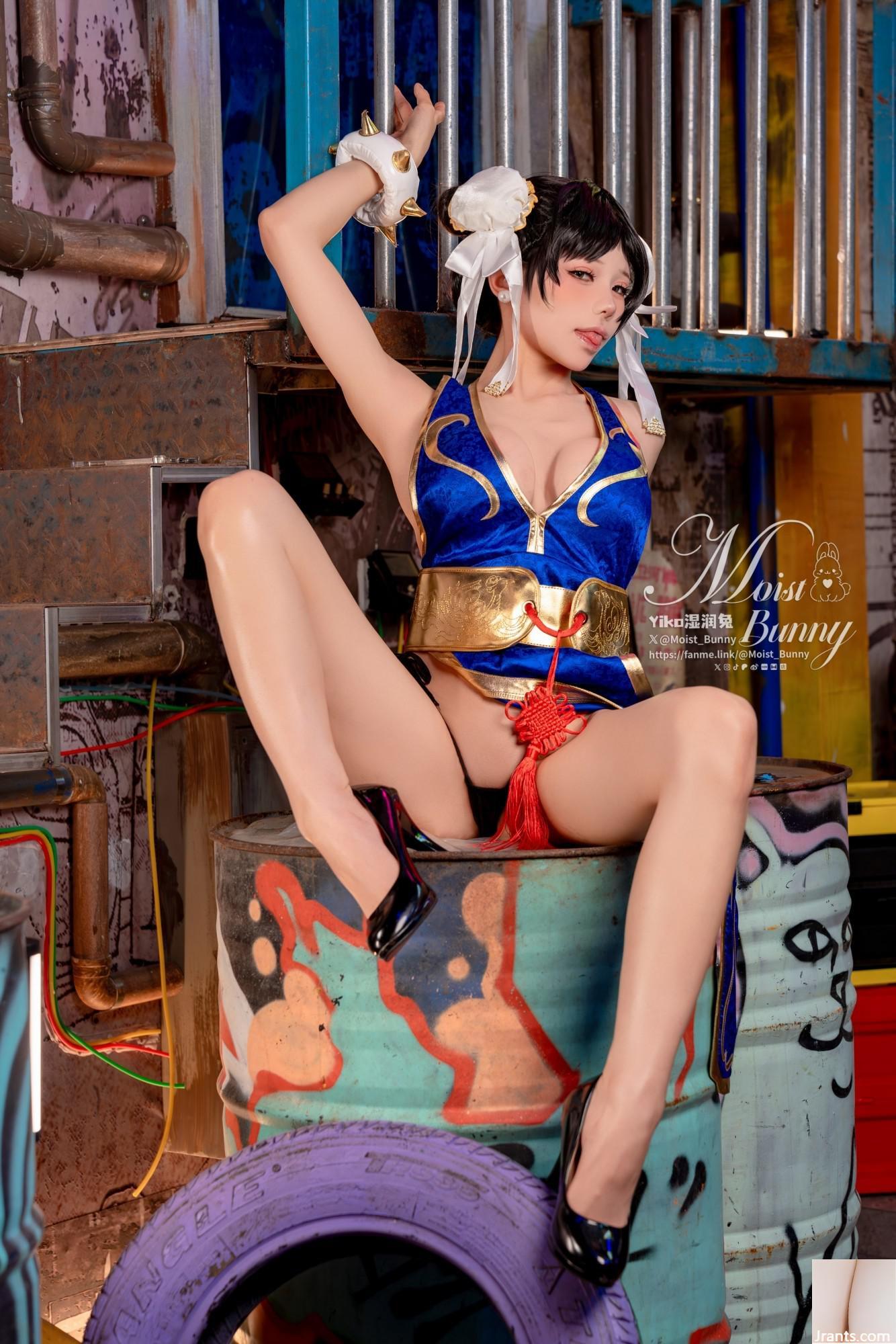 Bissen Sie einen Bissen von Kaninchenmädchen-Street Fighter Chunli (85p)