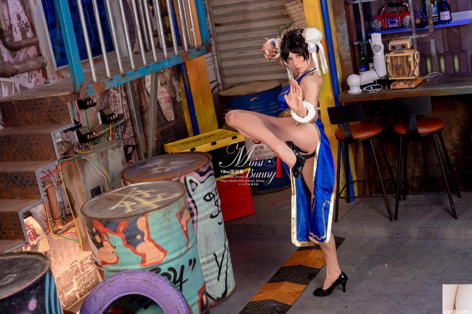 Bissen Sie einen Bissen von Kaninchenmädchen-Street Fighter Chunli (85p)