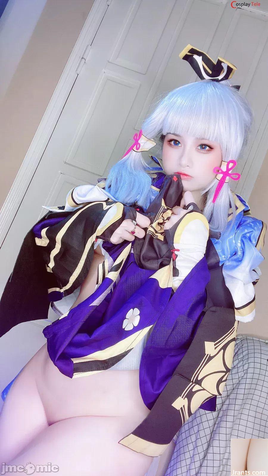 Riribonni Cosplay Ayaka Kamisato &#8211; Genshin Impact (36p)