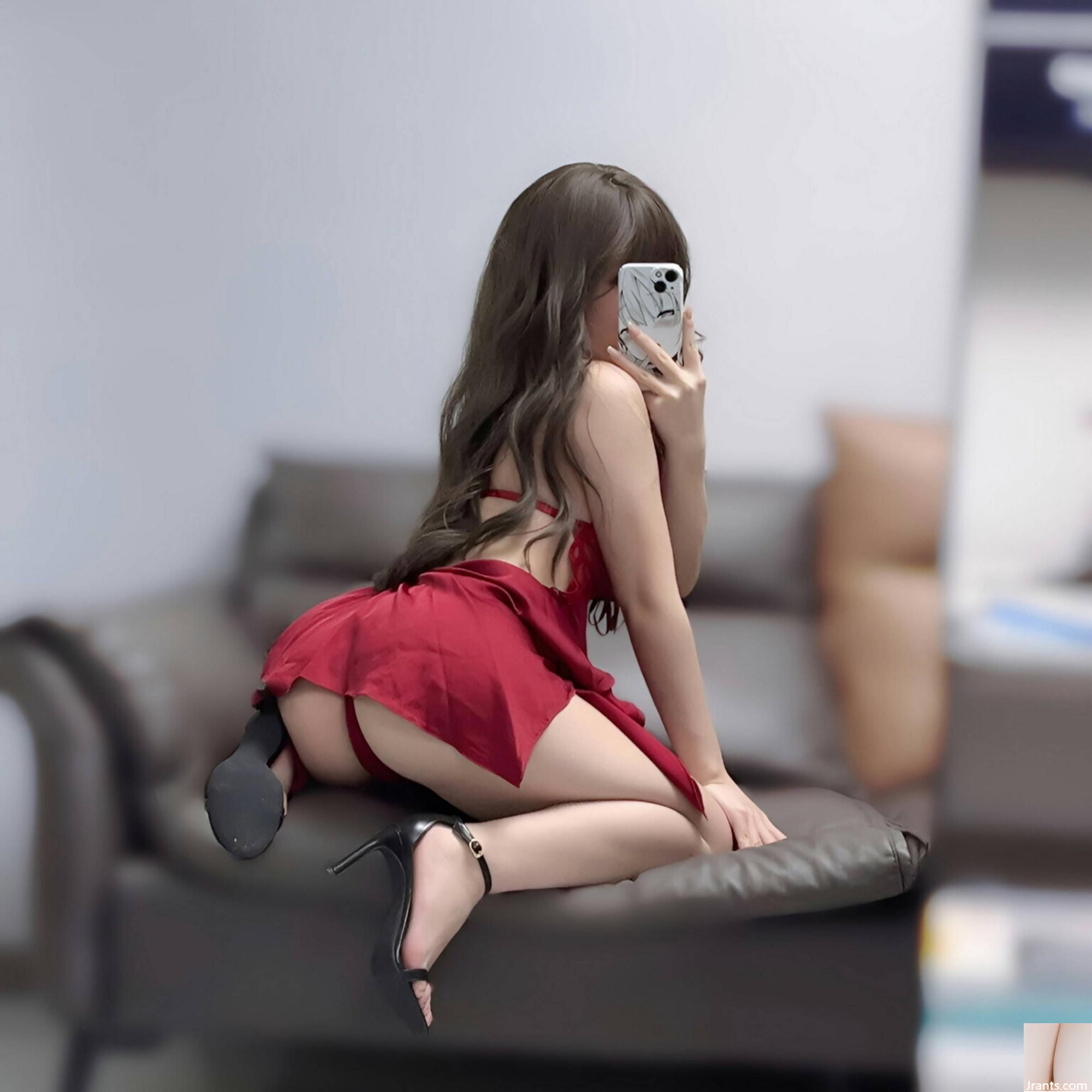 (Çevrimiçi Koleksiyon) Refah Girl Bonnie&#39;nin &#8220;Noel Kırmızı Elbise&#8221; VIP Exclusive (135p)