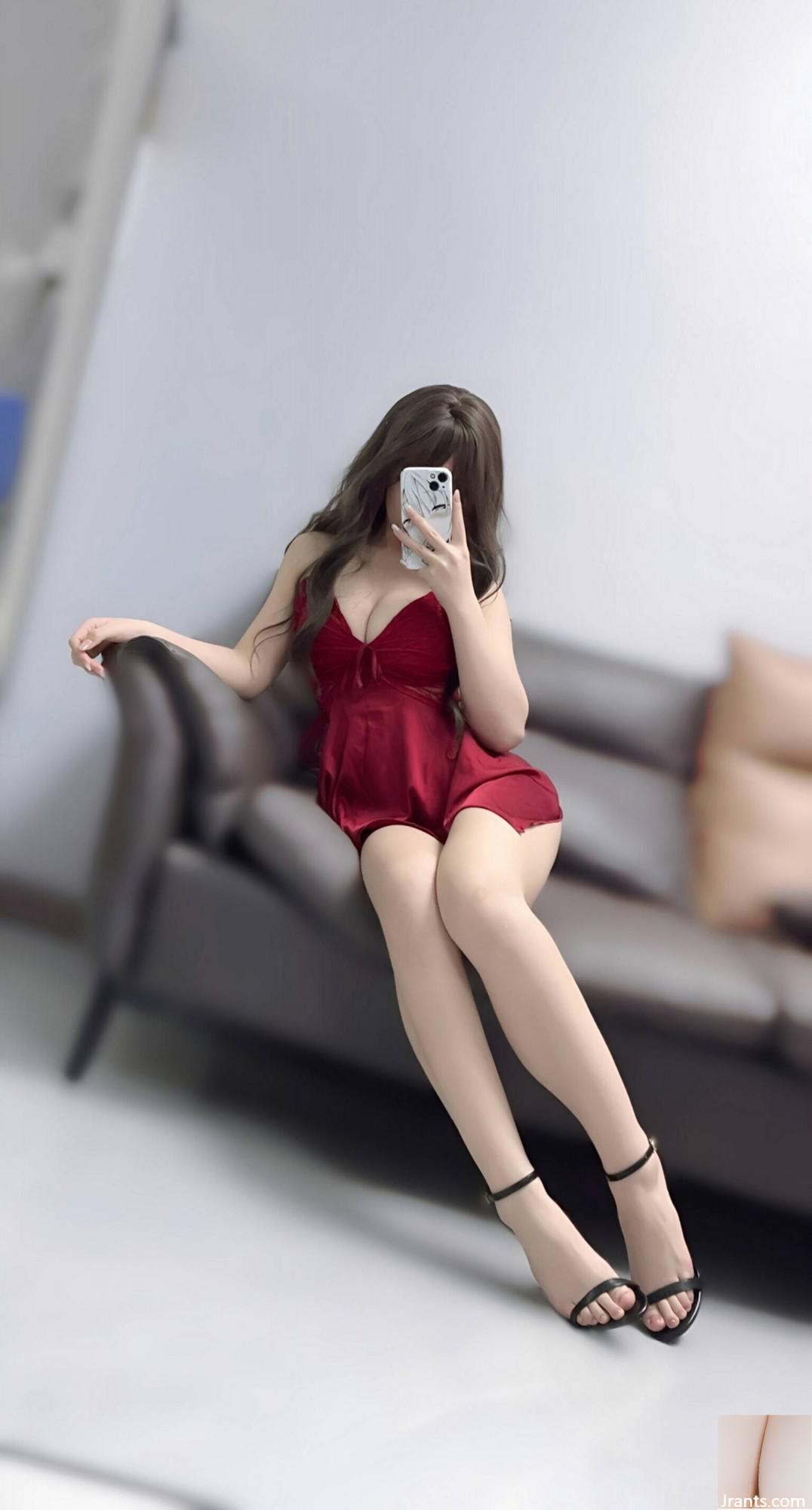 (Çevrimiçi Koleksiyon) Refah Girl Bonnie&#39;nin &#8220;Noel Kırmızı Elbise&#8221; VIP Exclusive (135p)