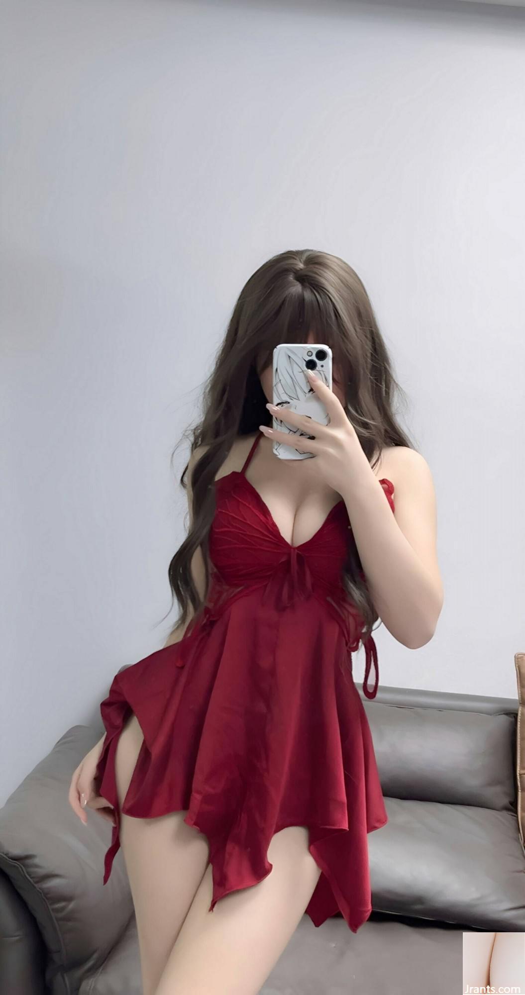(Çevrimiçi Koleksiyon) Refah Girl Bonnie&#39;nin &#8220;Noel Kırmızı Elbise&#8221; VIP Exclusive (135p)