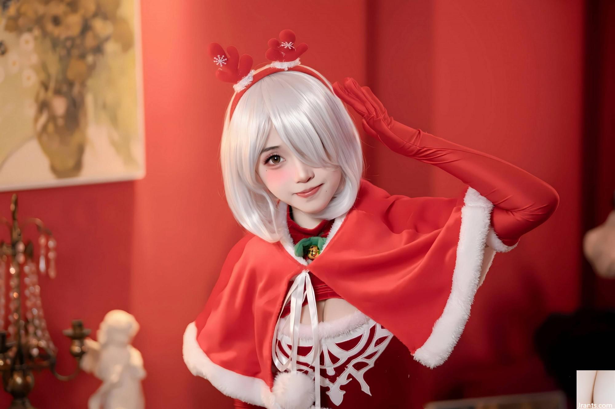 (Çevrimiçi Koleksiyon) Refah Girl Bonnie&#39;nin &#8220;Noel Kırmızı Elbise&#8221; VIP Exclusive (135p)