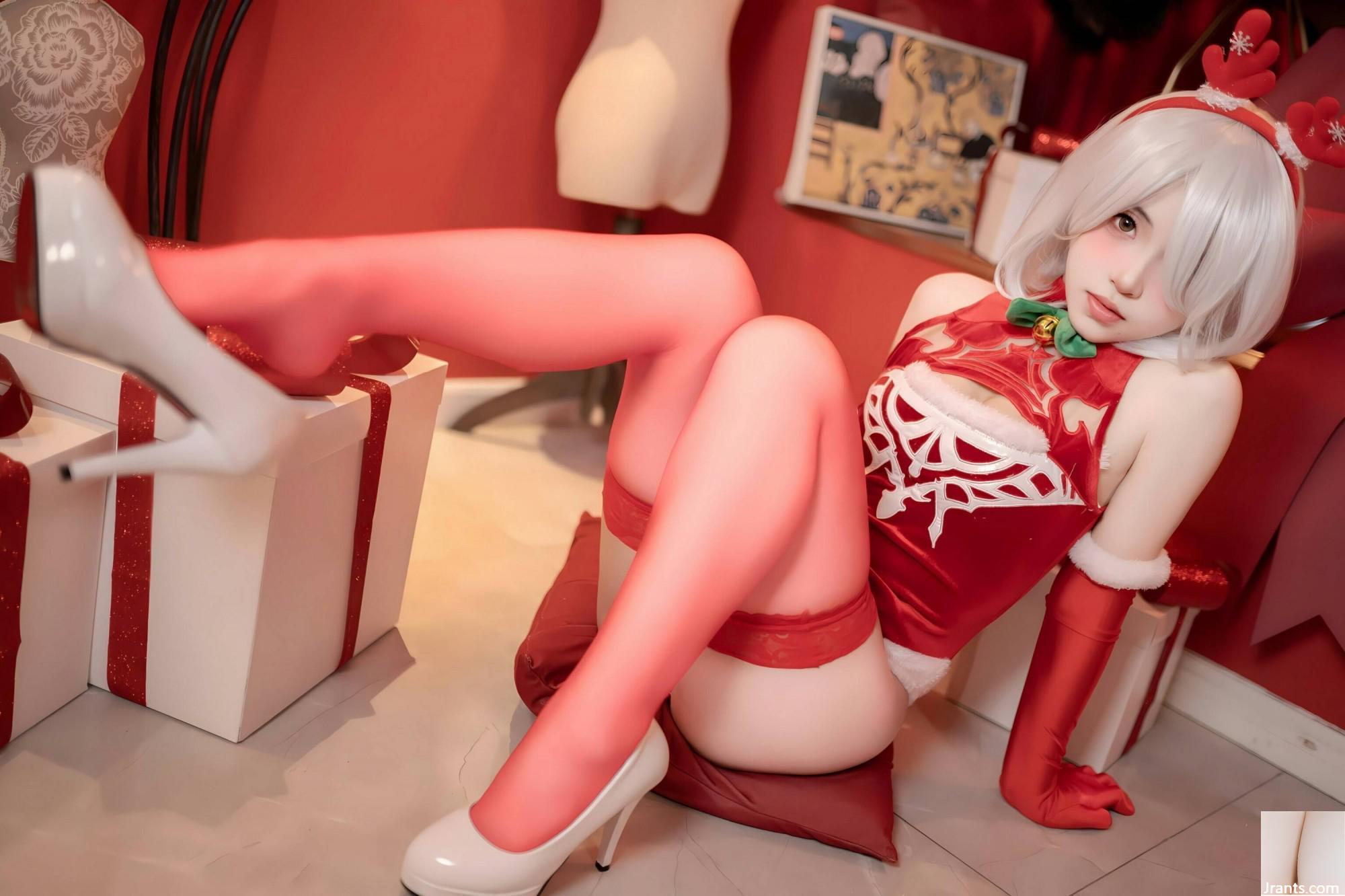 (Çevrimiçi Koleksiyon) Refah Girl Bonnie&#39;nin &#8220;Noel Kırmızı Elbise&#8221; VIP Exclusive (135p)