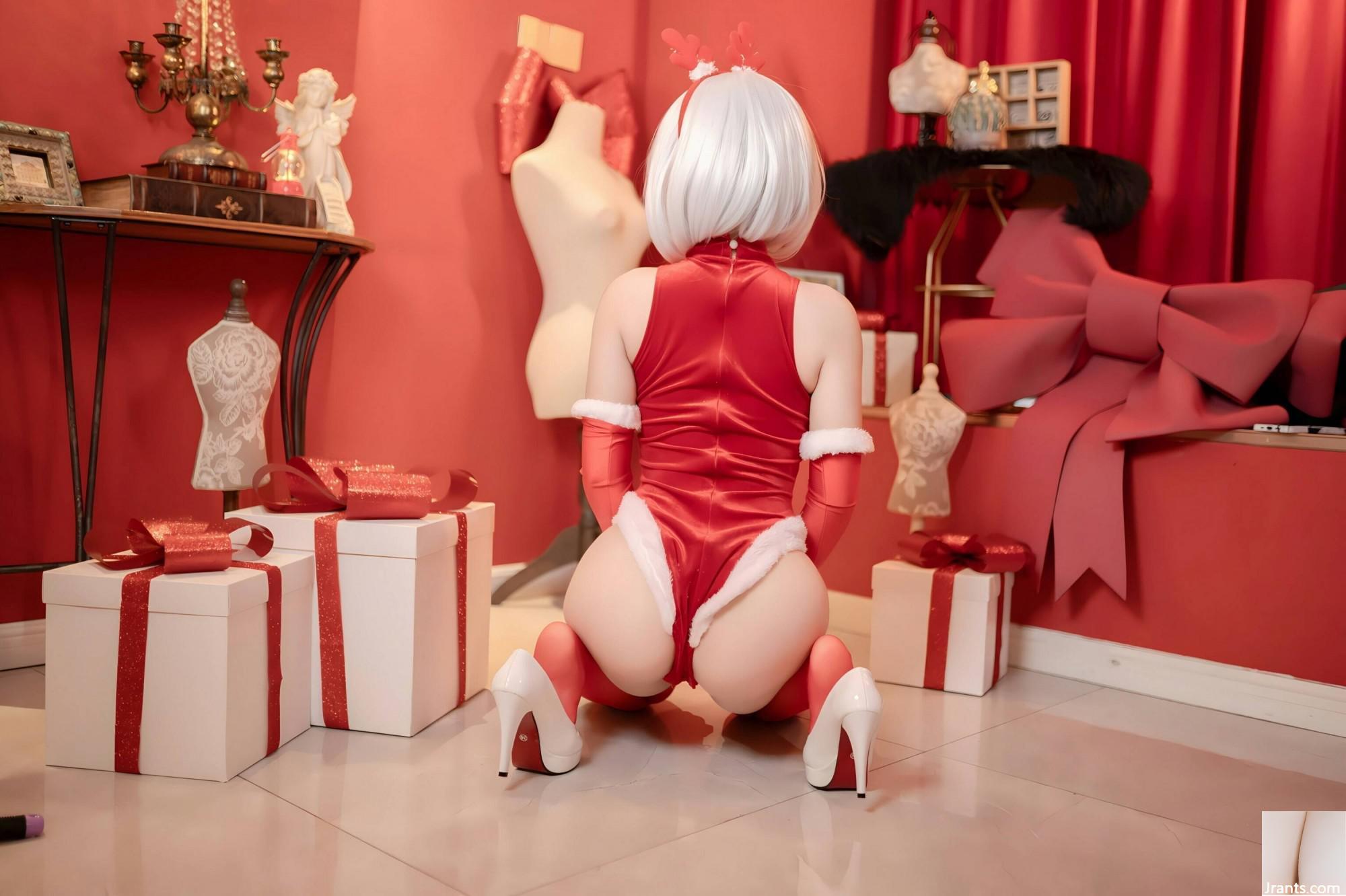 (Çevrimiçi Koleksiyon) Refah Girl Bonnie&#39;nin &#8220;Noel Kırmızı Elbise&#8221; VIP Exclusive (135p)