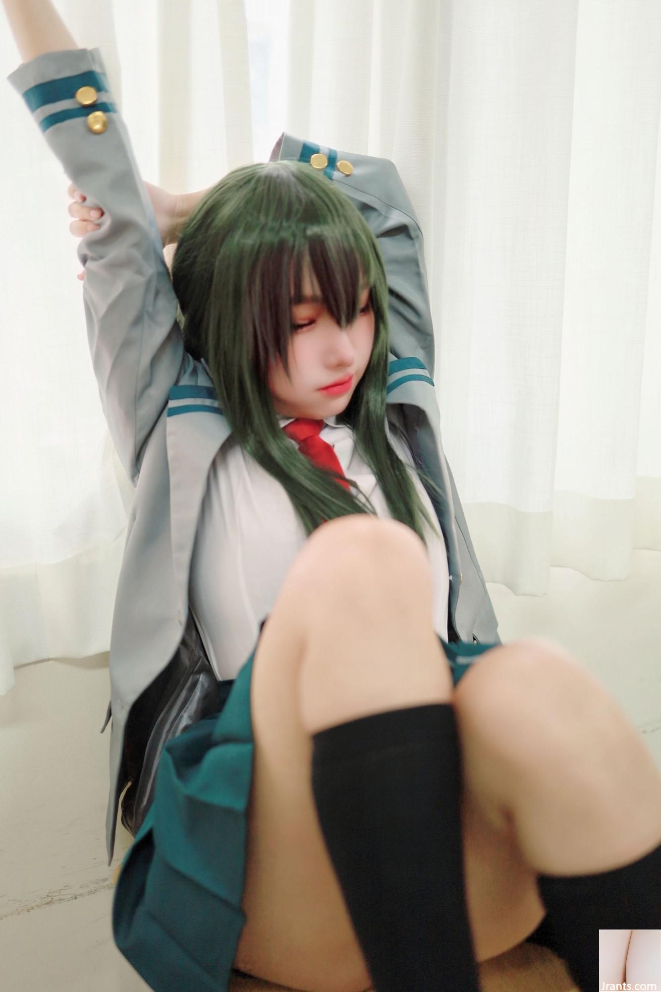 (Online -Sammlung) MU MUs &#8222;Frog Blows Plum Rain Student Anzug&#8220; VIP Exclusive (30p)