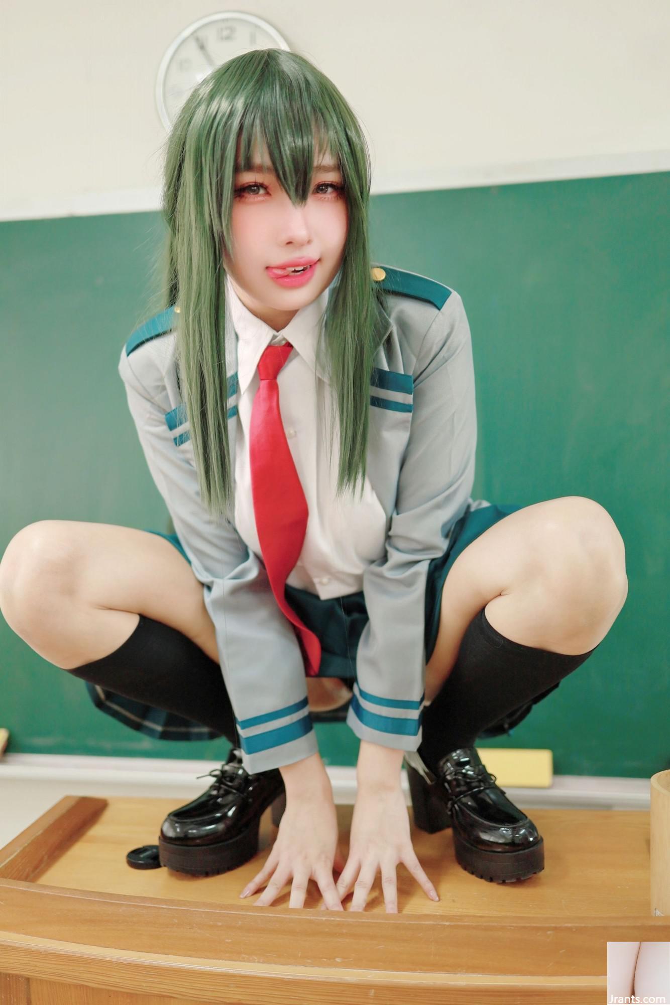 (Online -Sammlung) MU MUs &#8222;Frog Blows Plum Rain Student Anzug&#8220; VIP Exclusive (30p)