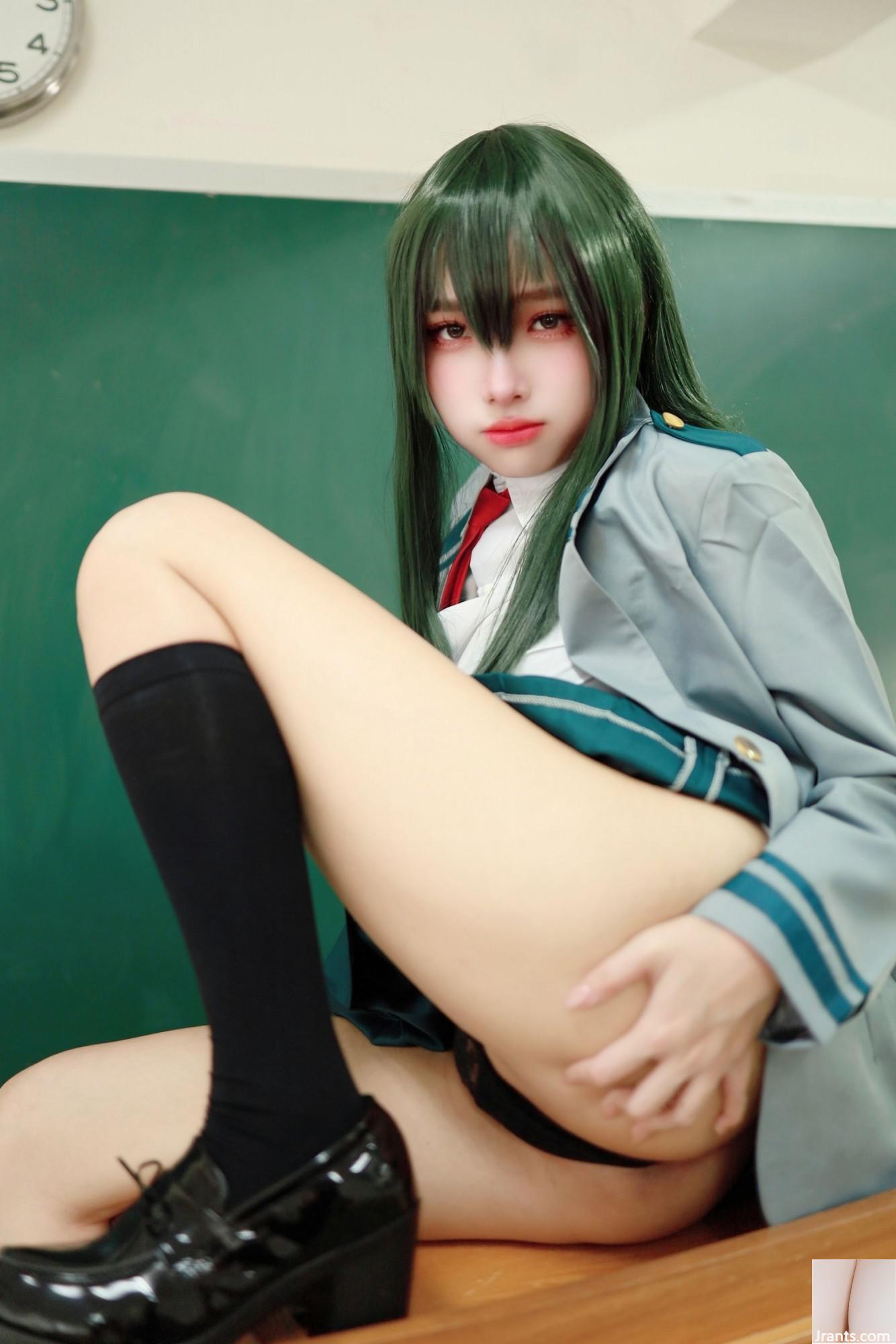 (Online -Sammlung) MU MUs &#8222;Frog Blows Plum Rain Student Anzug&#8220; VIP Exclusive (30p)