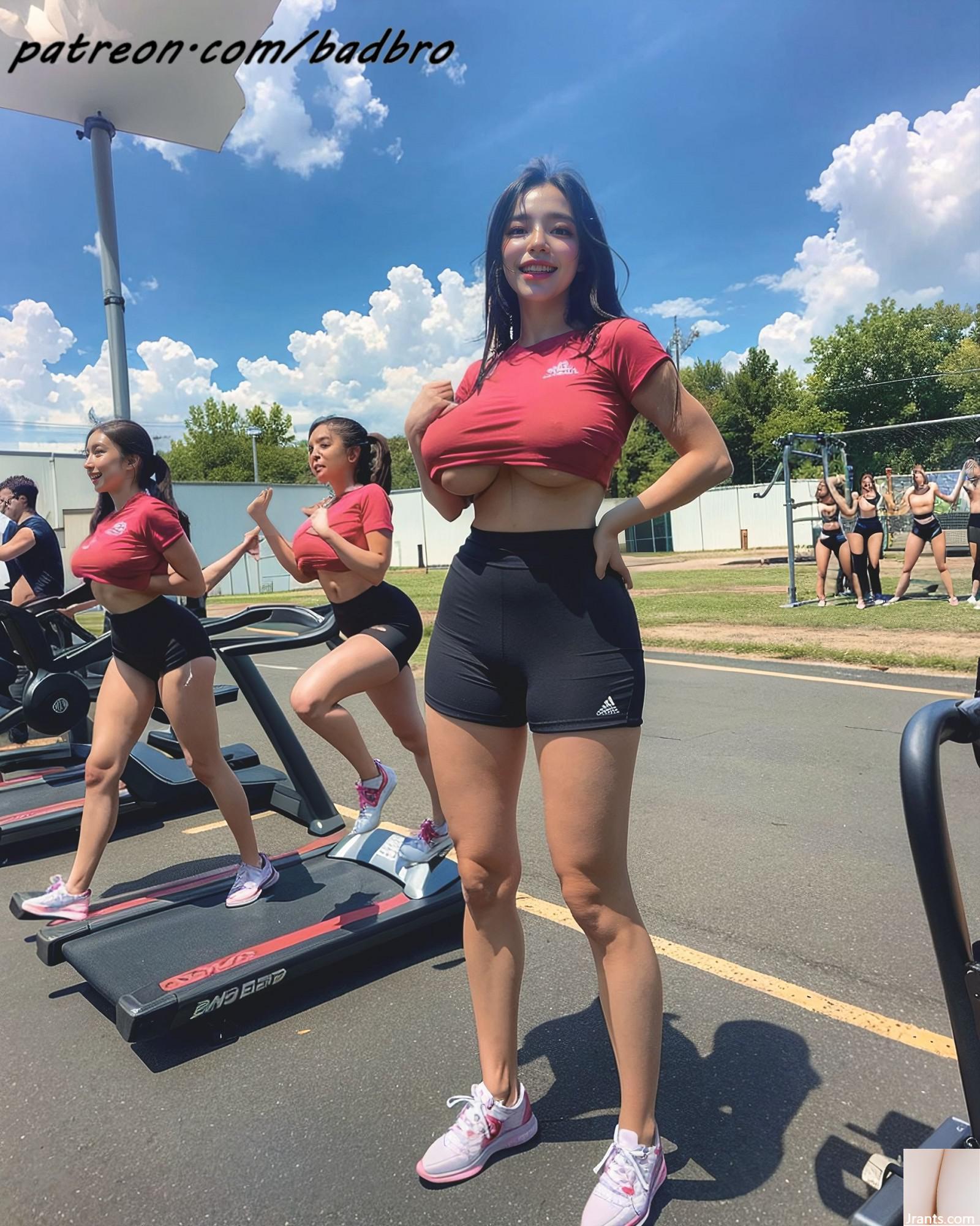 badbro_fitess သင်တန်းဆရာ underboob