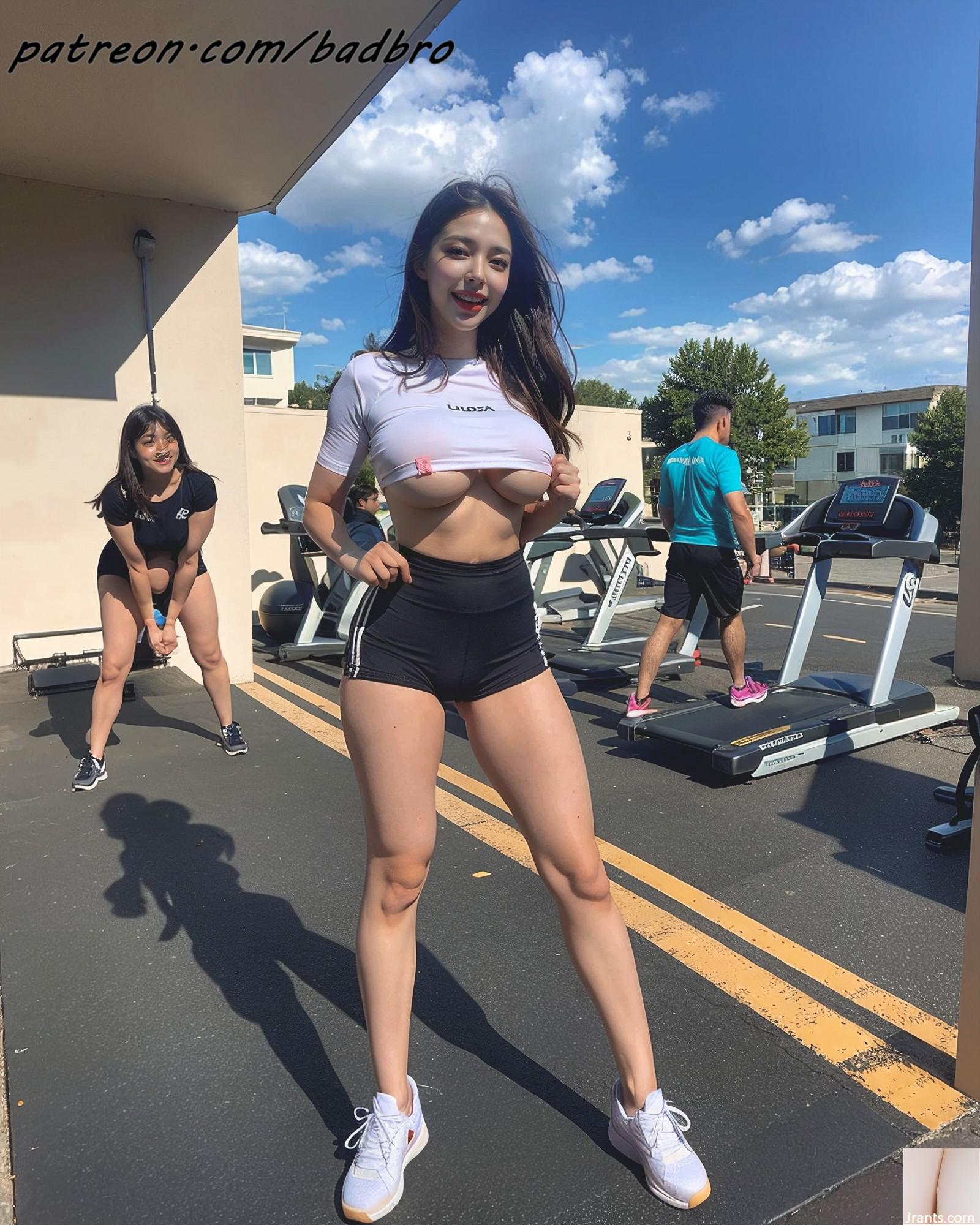 badbro_fitess သင်တန်းဆရာ underboob