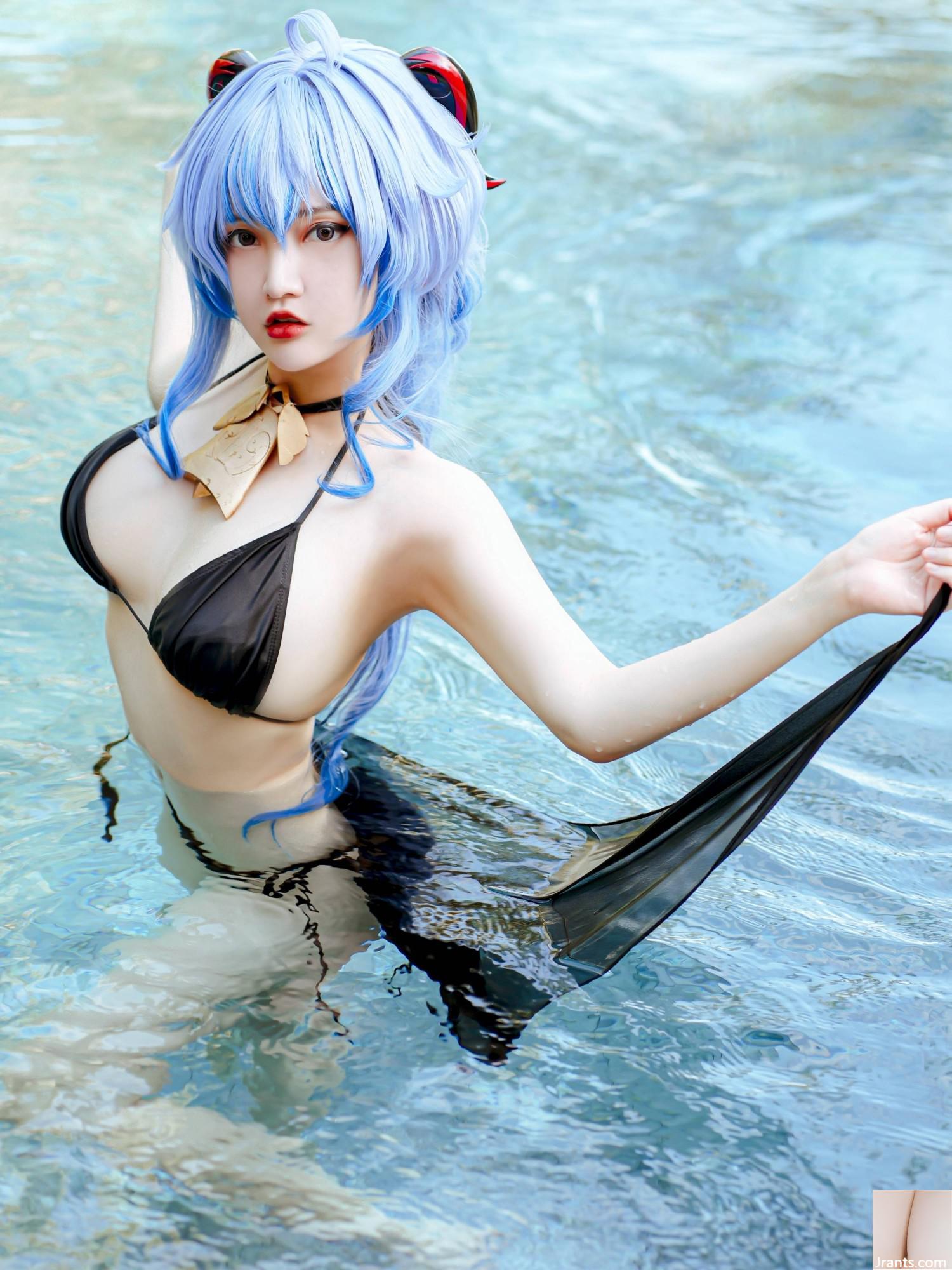 (مجموعه آنلاین) دختر رفاهی Godzilla &#8220;Ganyu Bikini&#8221; تصویر رفاه VIP (19p)